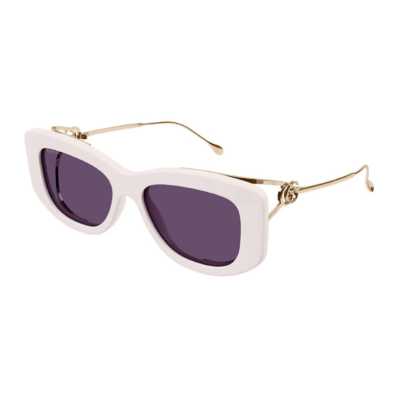 GG1566S 003 Ivory/Gold/Violet
