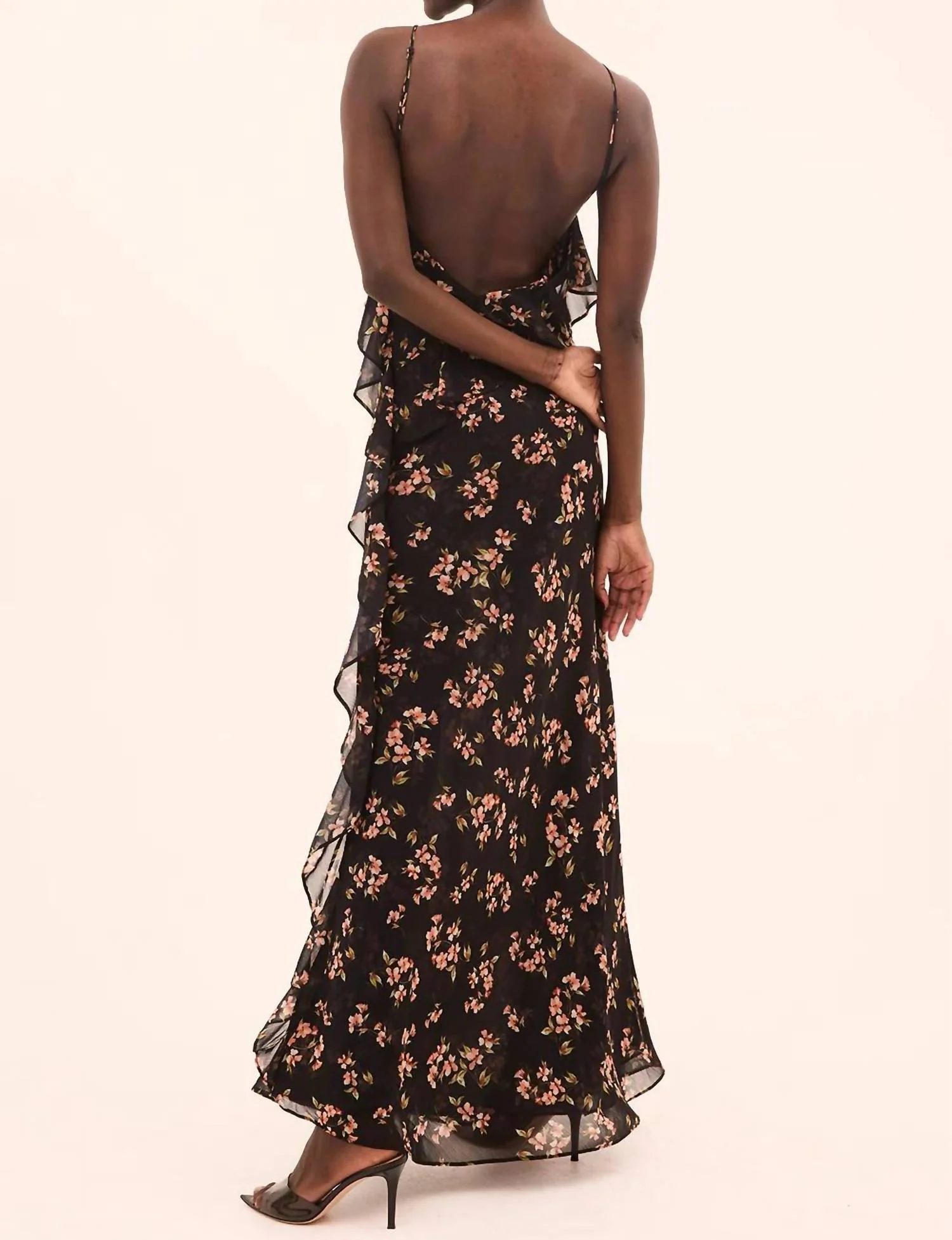 Gillian Maxi Dress In Autumn Cluster - Image 2