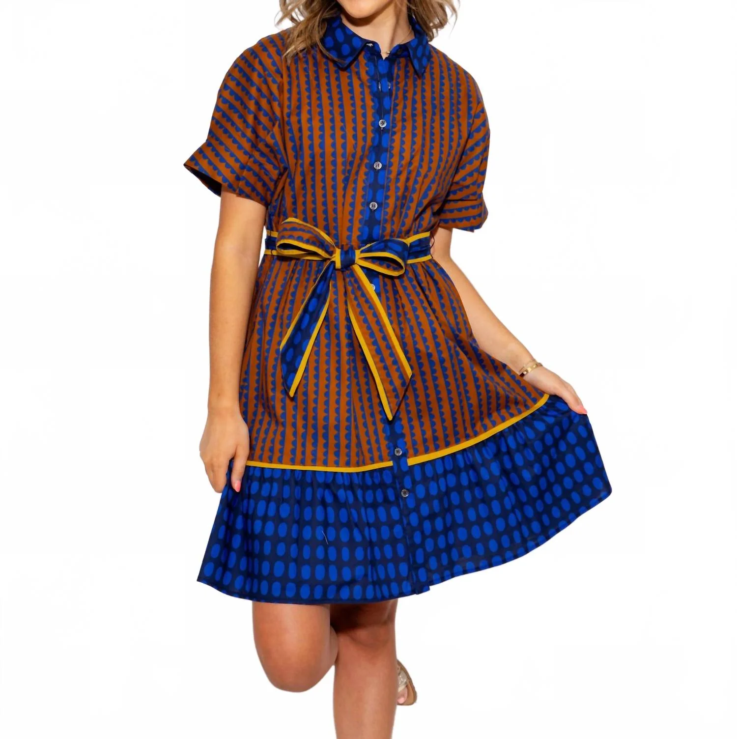 Ginger Snap Dress In Multi - Image 2