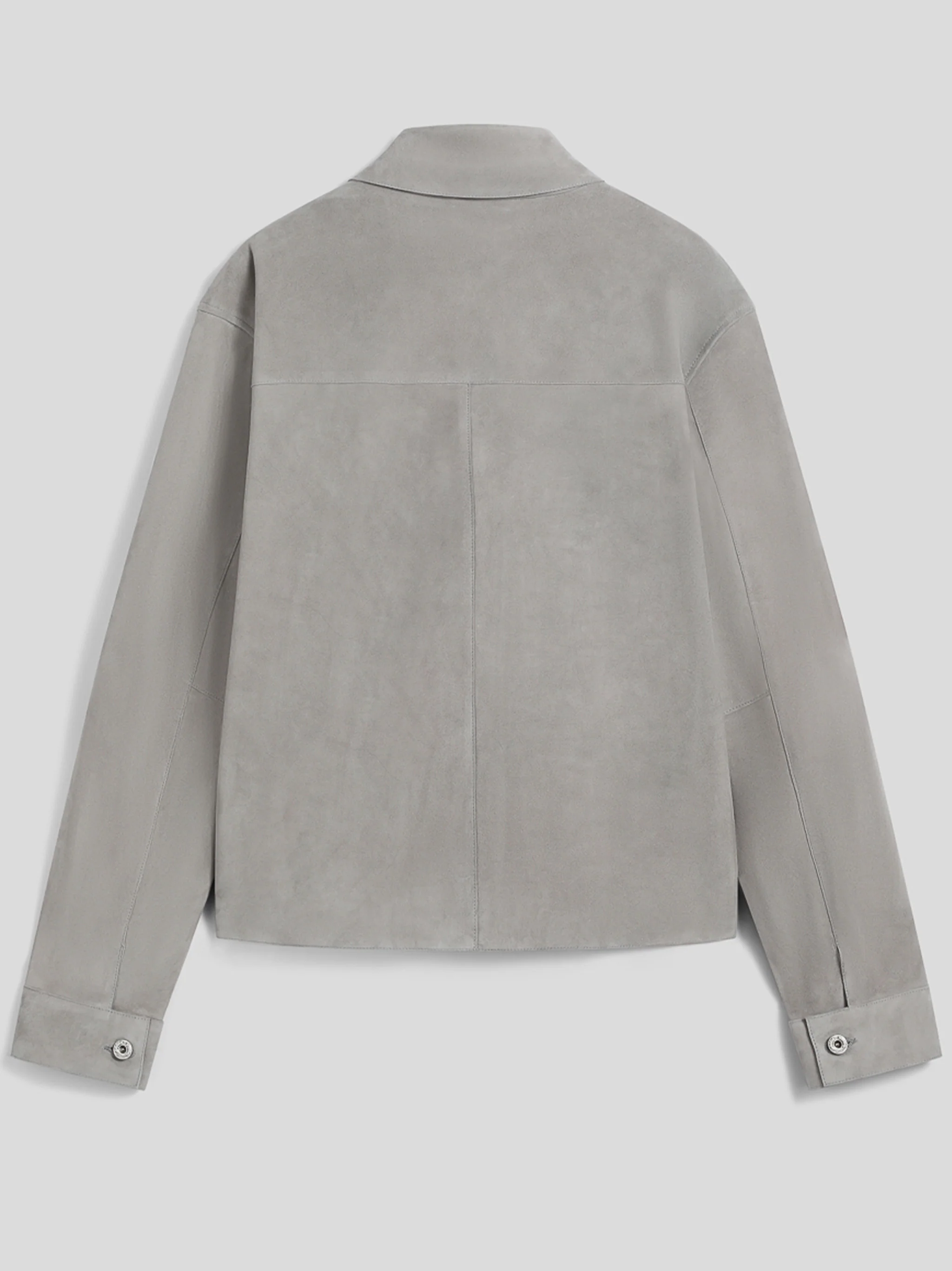 Gioele Cropped Suede Like Texture Jacket - Image 2