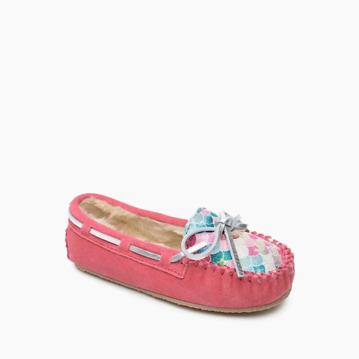 Girls' Cassie Moccasin Slipper In Pink