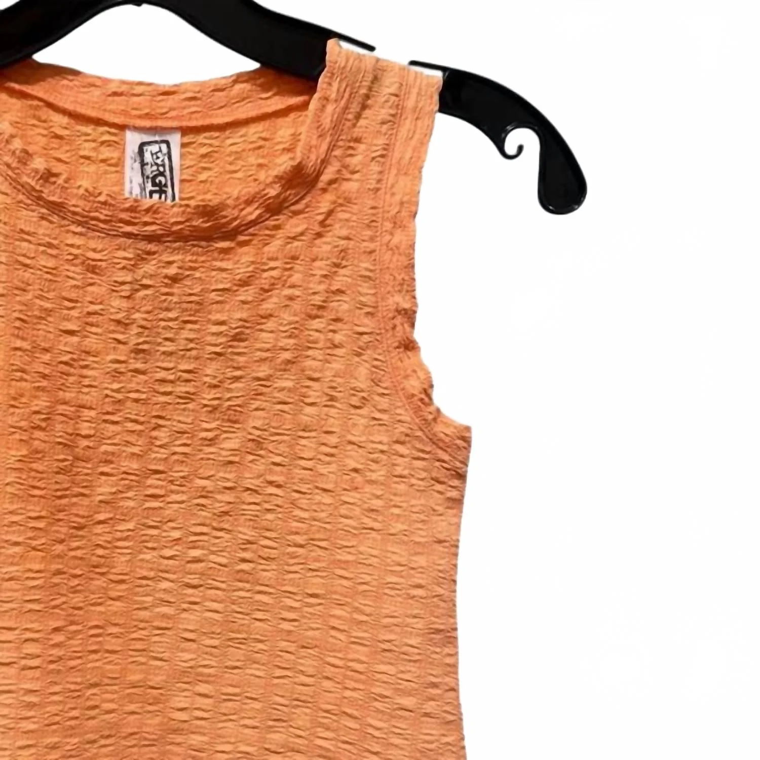 Girl's Gauze Tank Top In Orange - Image 2