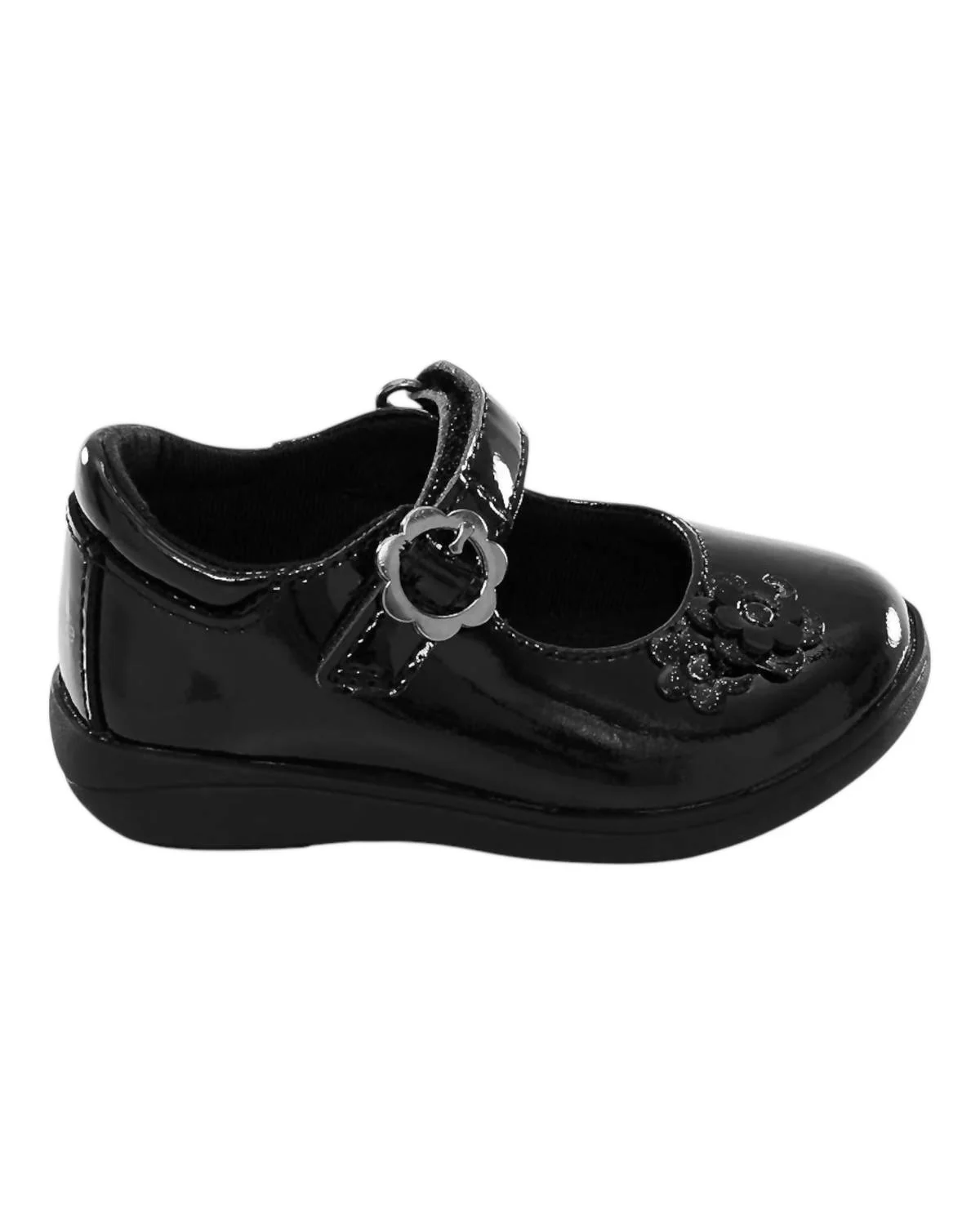 Girl's Holly Mary Jane Flats In Black - Image 2