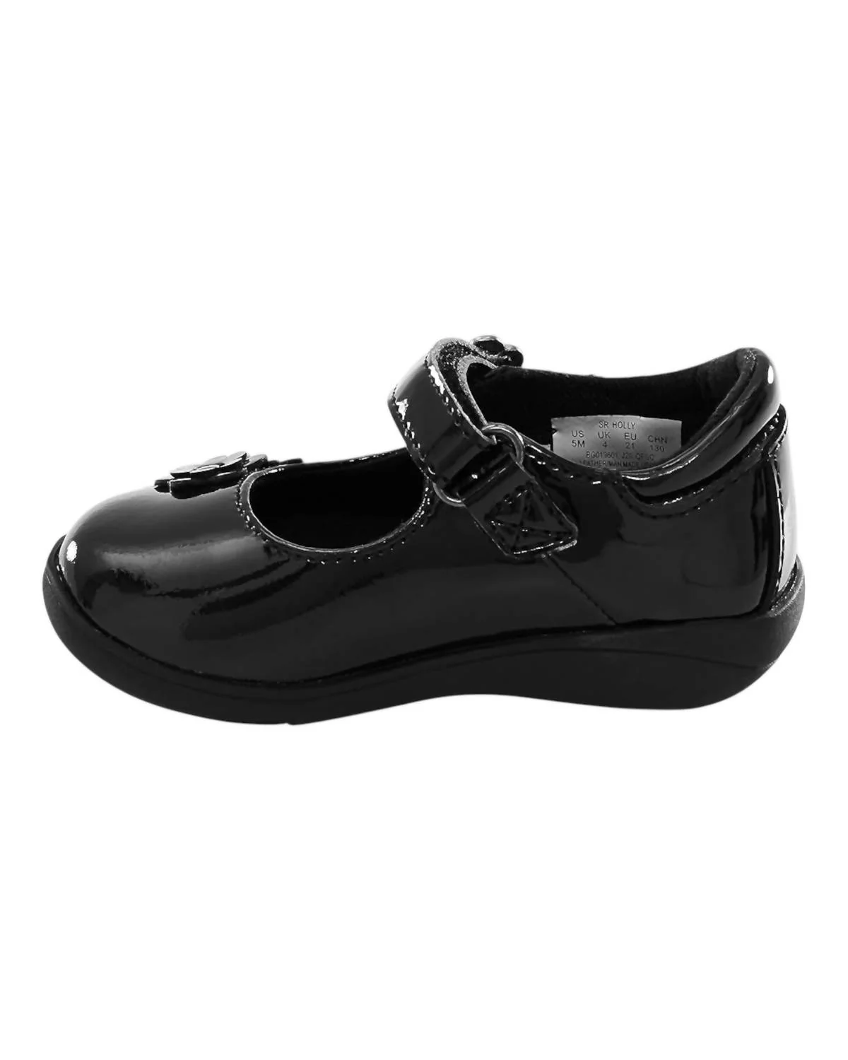 Girl's Holly Mary Jane Flats In Black - Image 3