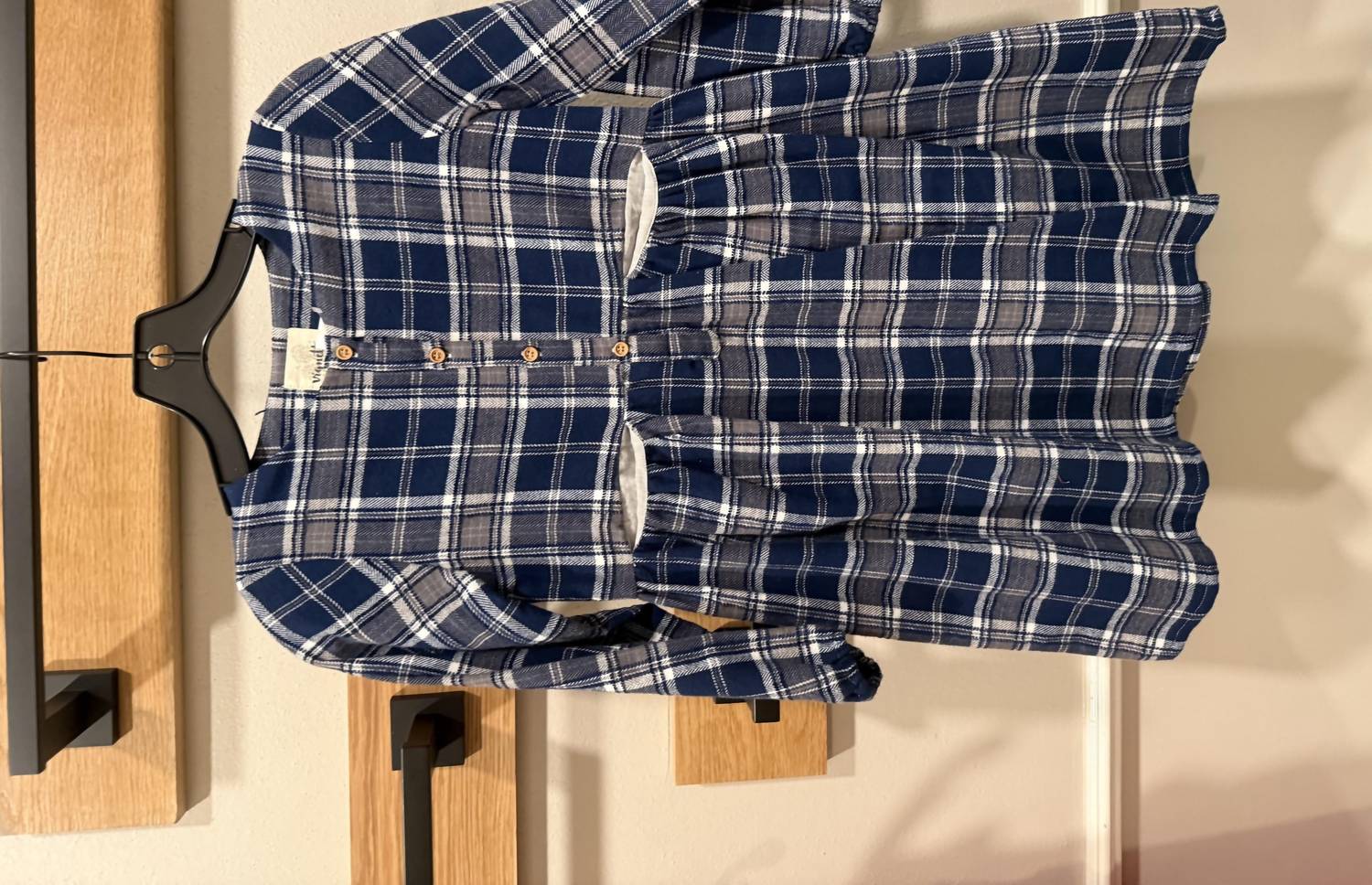 Girl's Niki Dress In Plaid