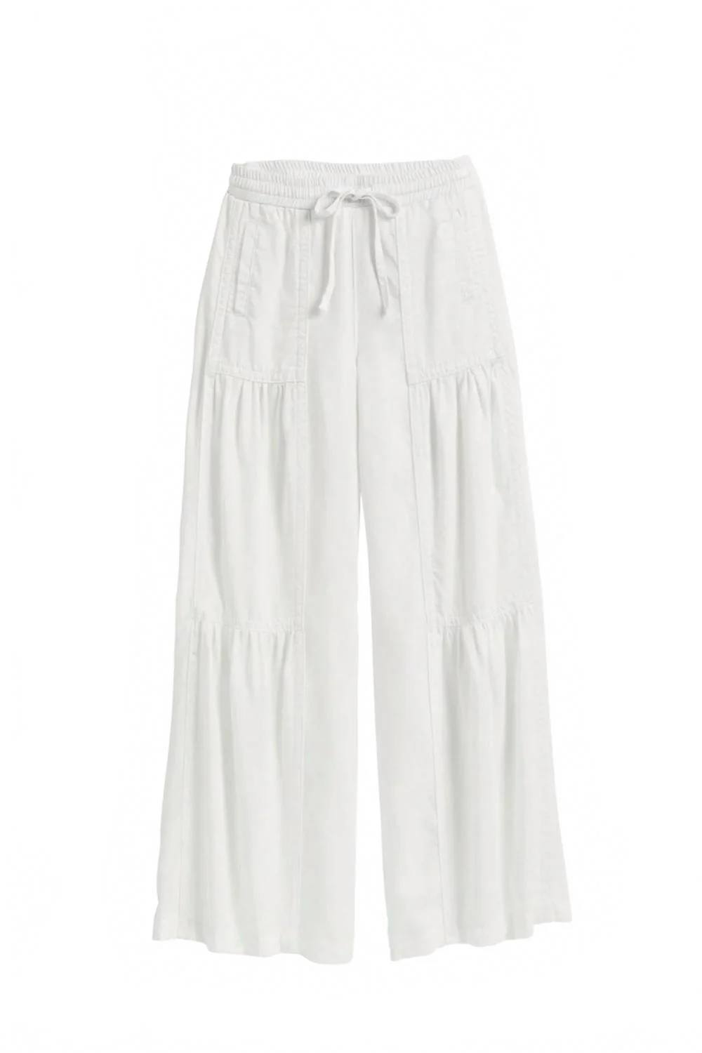 Girl's Tween Drawstring Pant In White