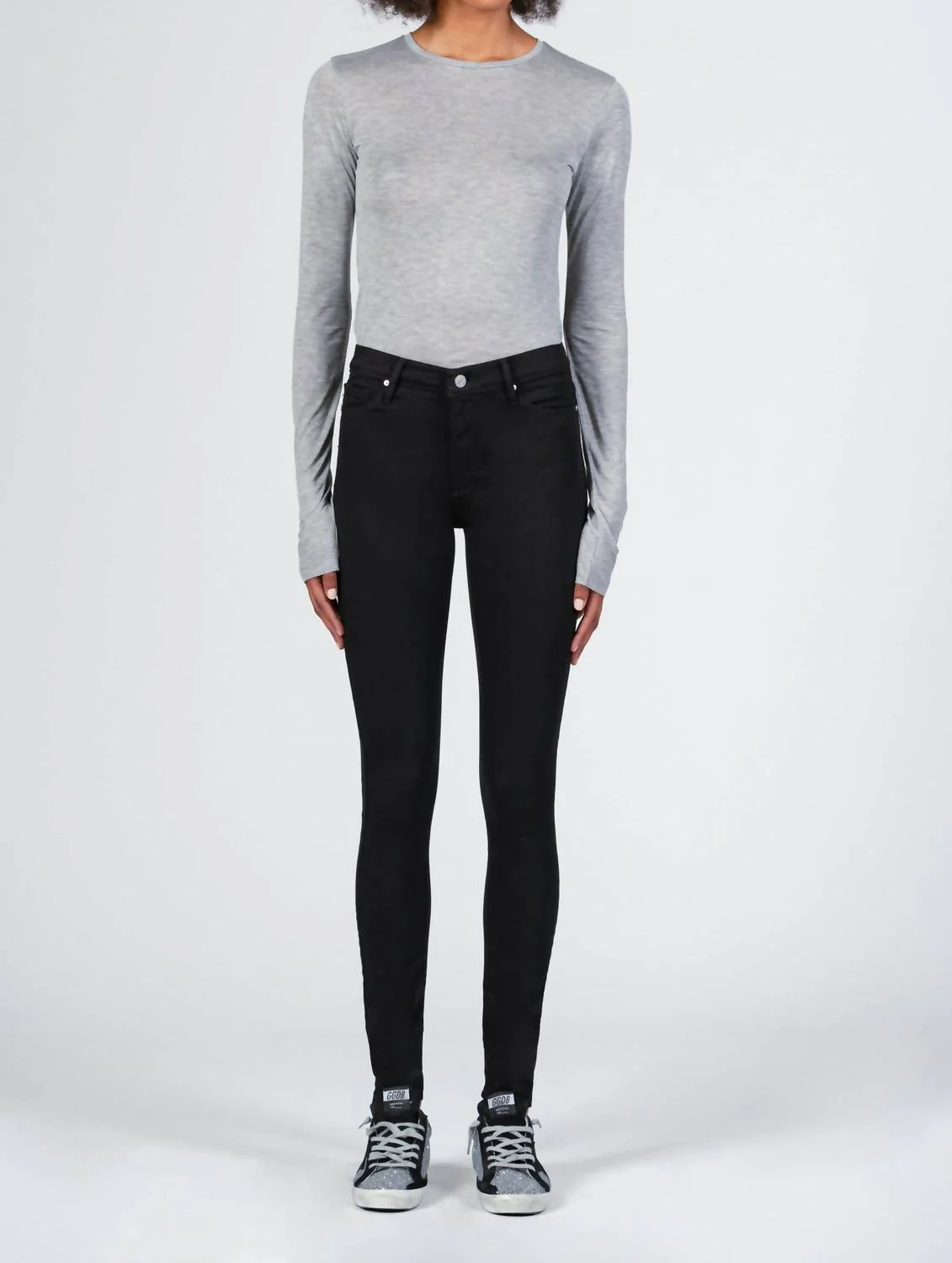 Gisele High Rise Skinny Jean In So Black