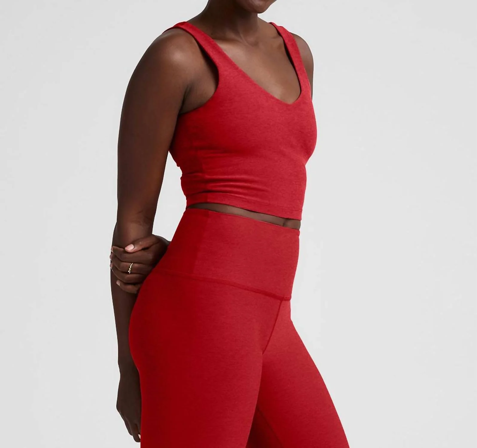 Good Day Tank In Holly Red Heather - Image 2