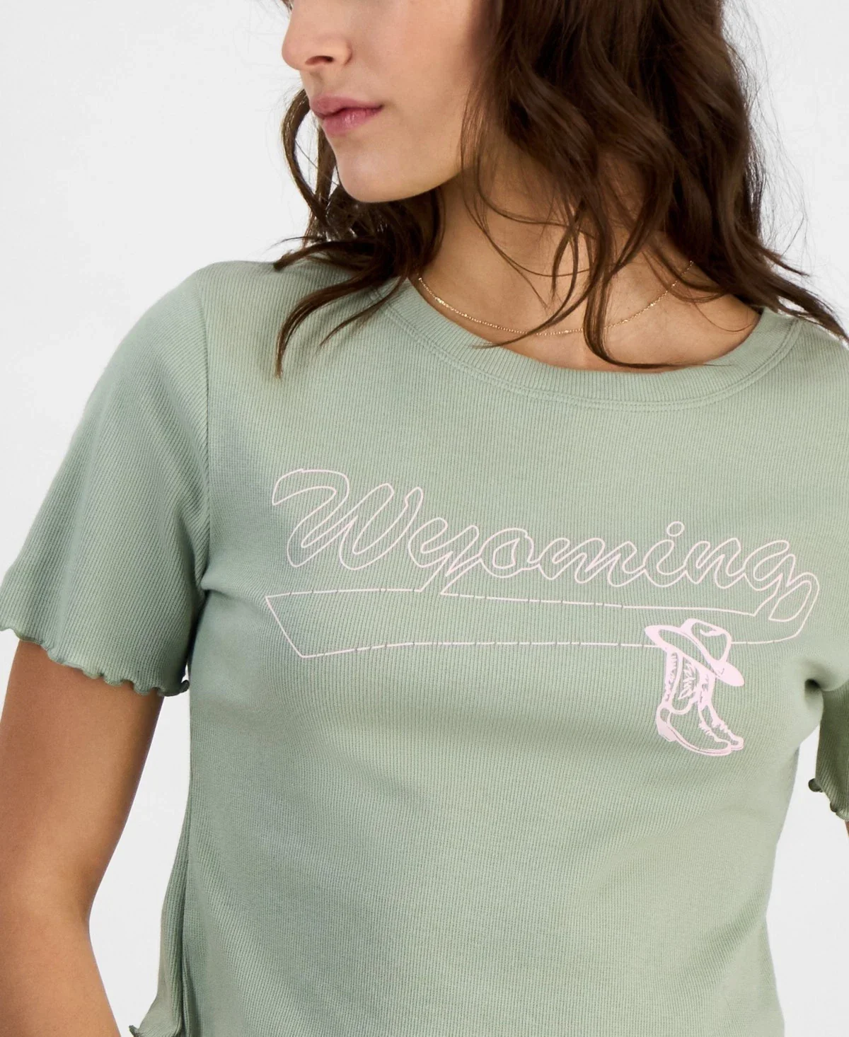 Grayson Threads The Label T-Shirt Women's Desert Sage Crew Neck PAL155 - Image 3