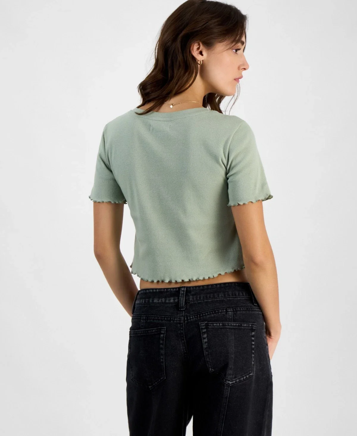 Grayson Threads The Label T-Shirt Women's Desert Sage Crew Neck PAL155 - Image 4
