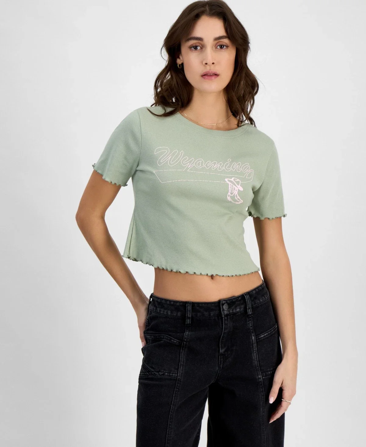 Grayson Threads The Label T-Shirt Women's Desert Sage Crew Neck PAL155 - Image 5