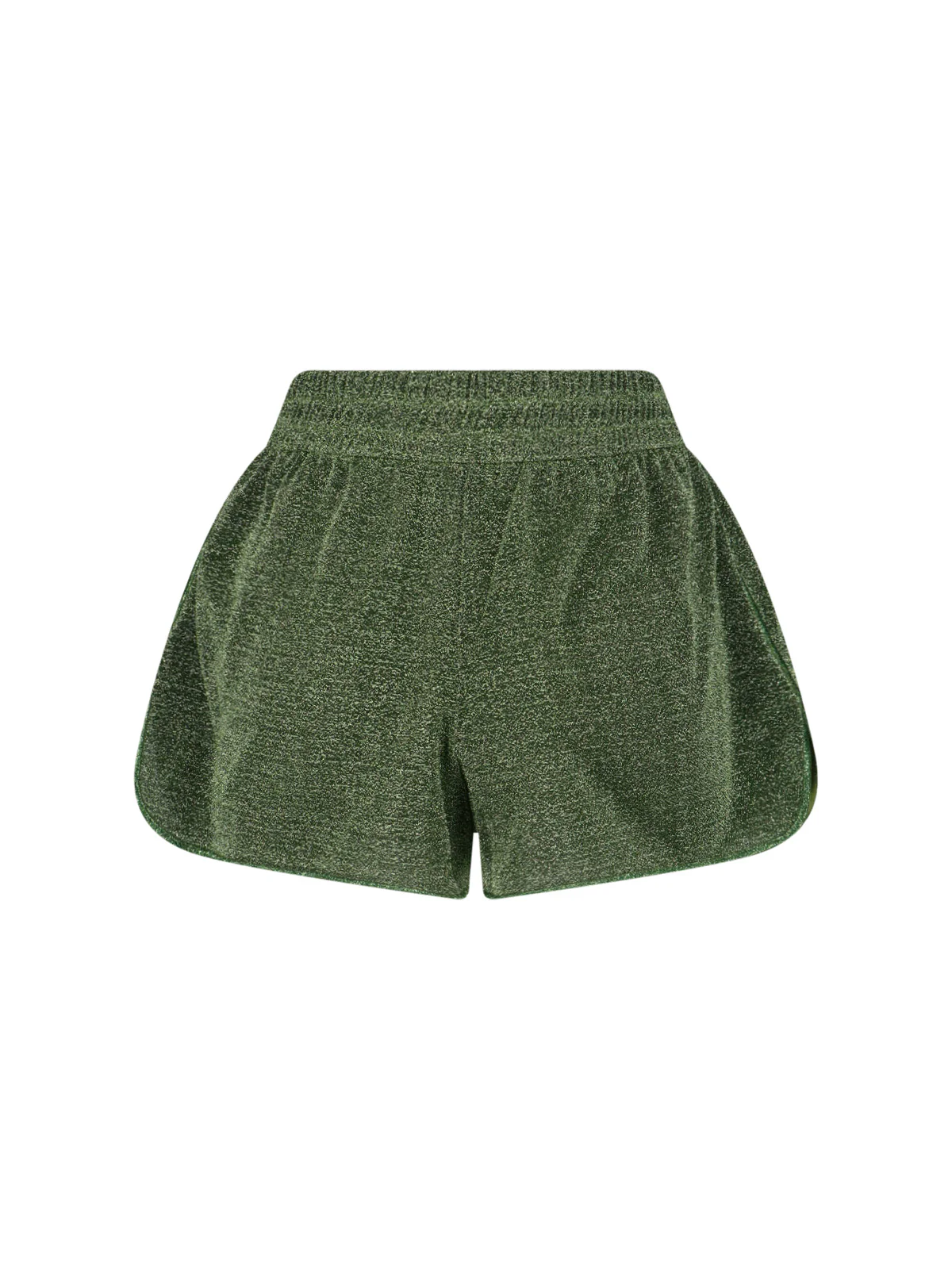 Green Lumière Semi-Transparent Metallic Shorts - Image 2