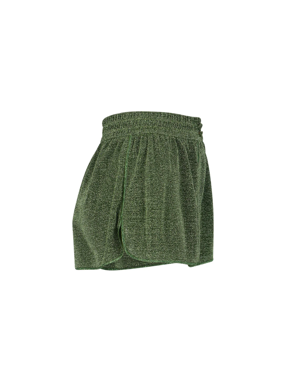 Green Lumière Semi-Transparent Metallic Shorts - Image 3