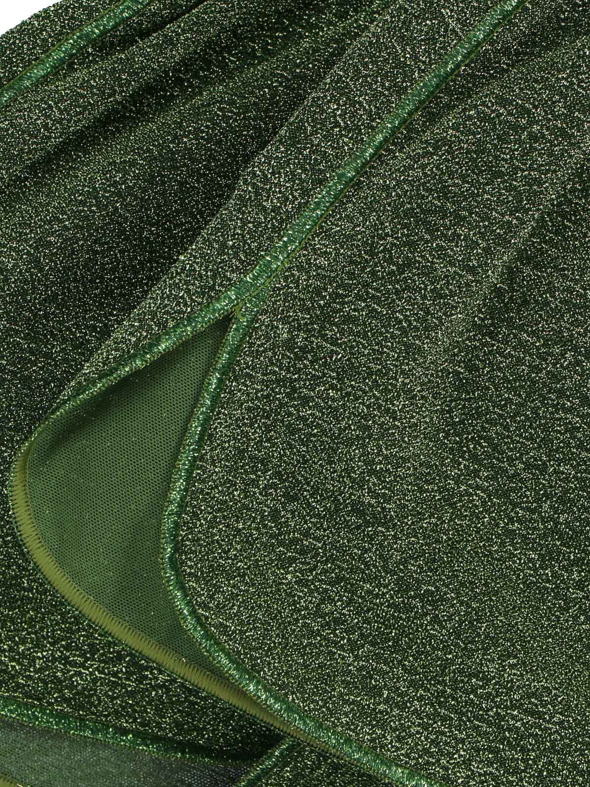 Green Lumière Semi-Transparent Metallic Shorts - Image 5