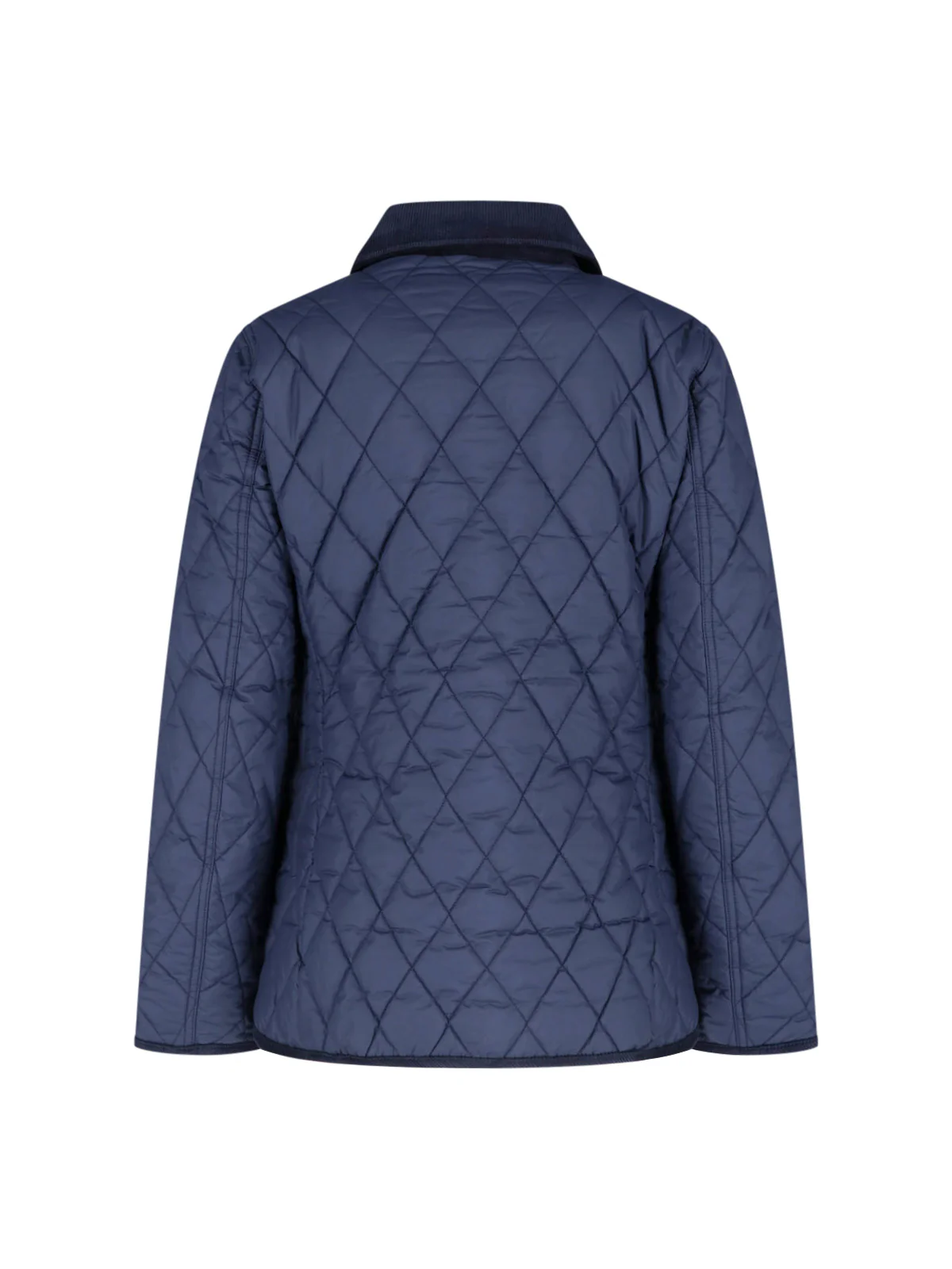 Green Quilted Corduroy Collar Jacket - Image 2