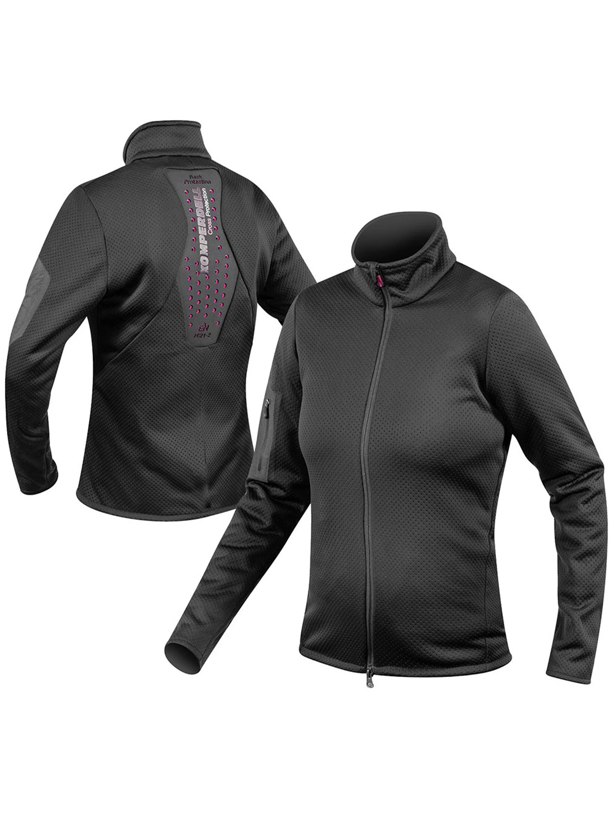 Grey Full Zip Technical Technical Sweater