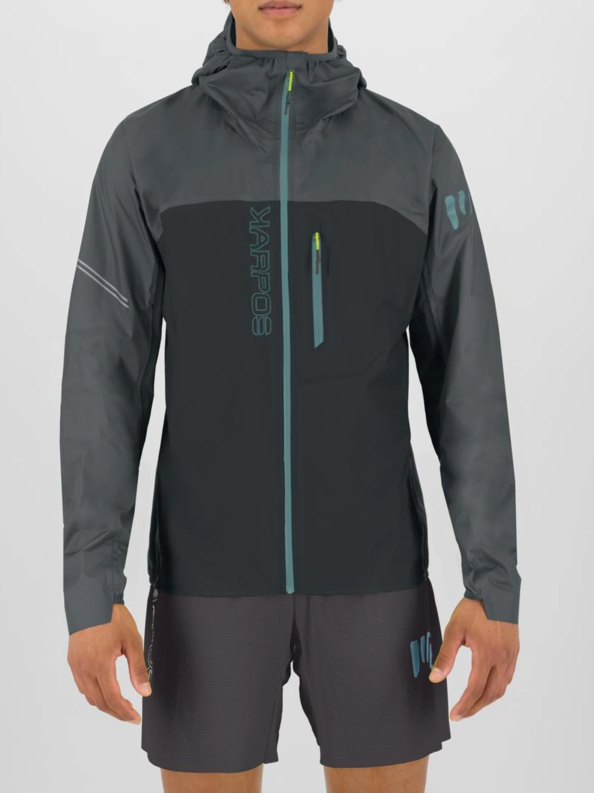 Grey Lav. Rain Evo Hooded Jacket