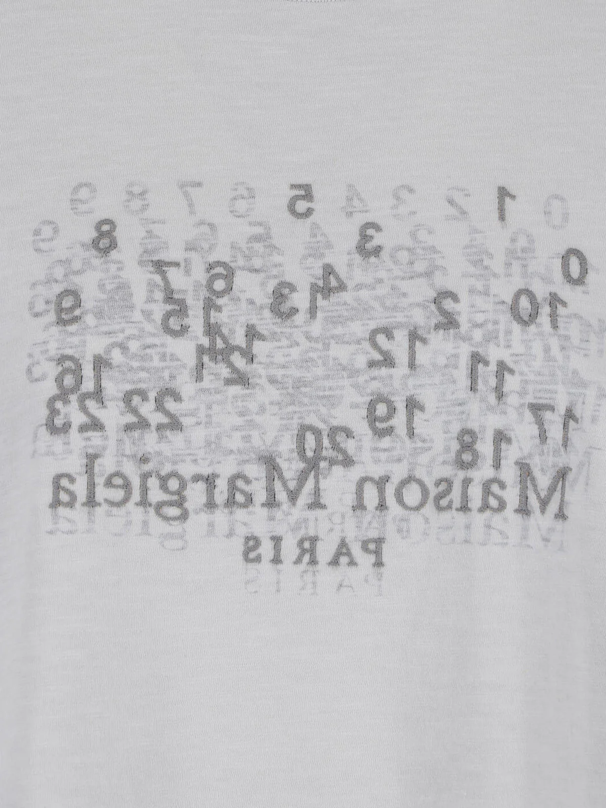 Grey Logo Long-Sleeved Cotton T-Shirt - Image 3