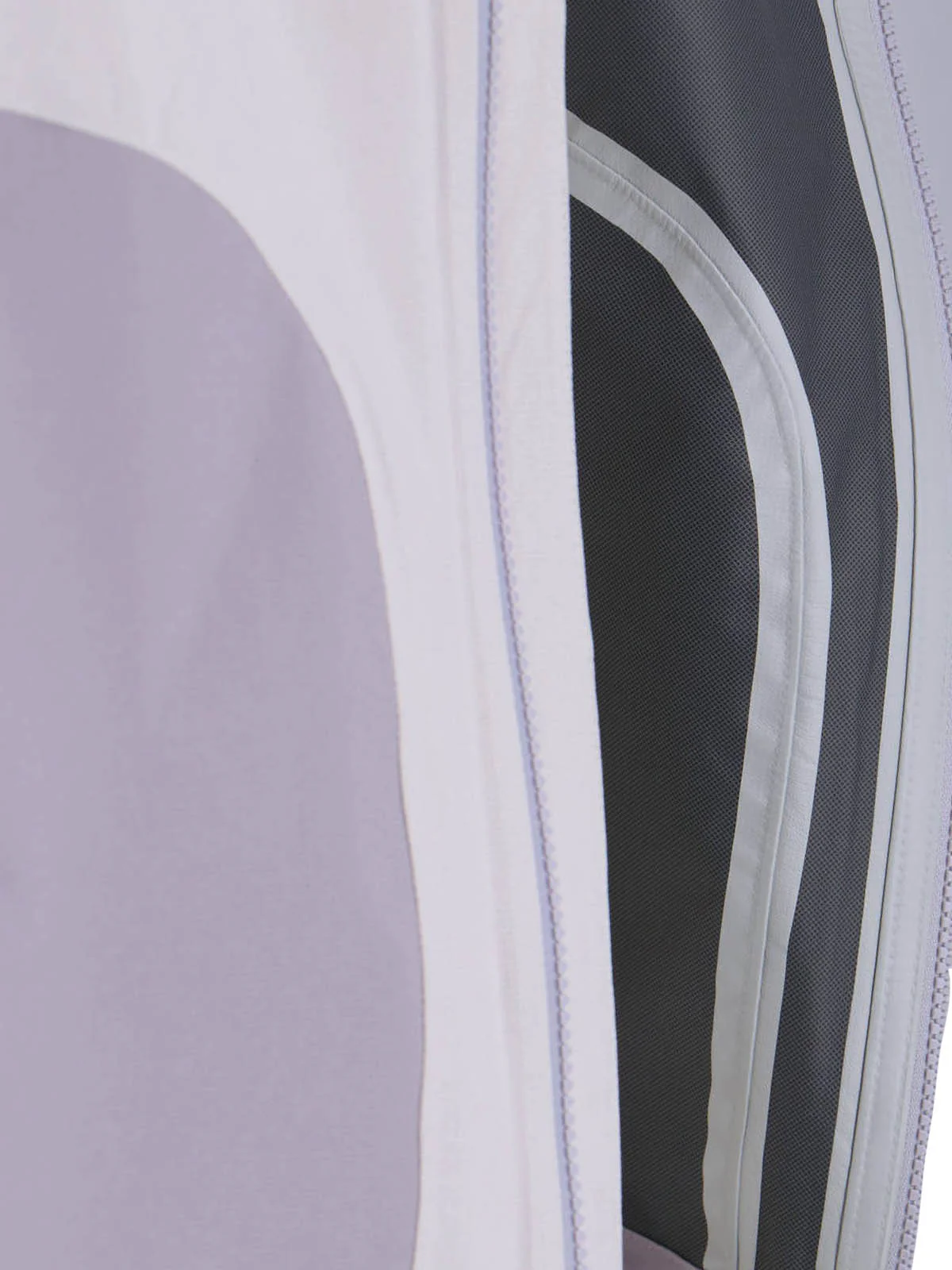 Grey NSE Zip-Up Fabric Jacket - Image 5