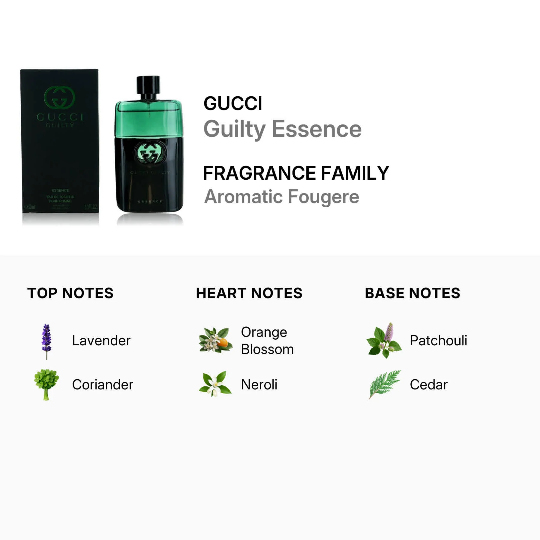 Gucci Men's Guilty Essence EDT Spray 3.0 oz Fragrances - Image 2