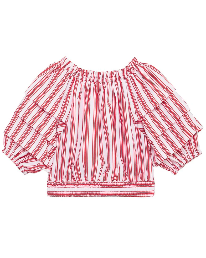 Habitual Jagger Ruched Sleeves Top - Image 2
