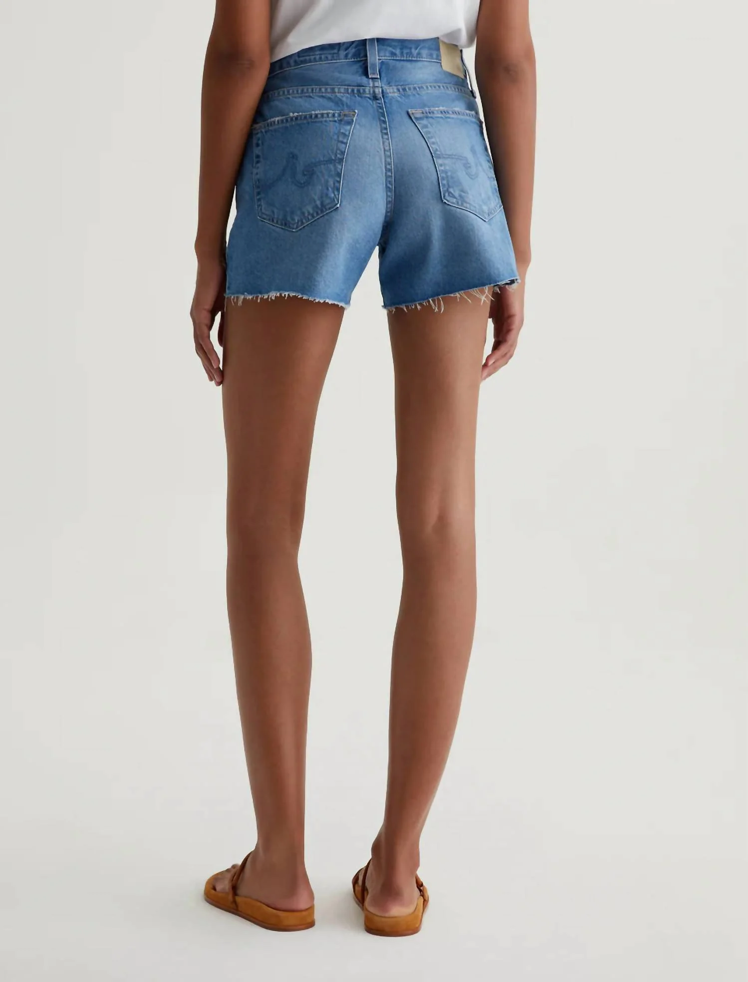 Halle Denim Short In Flashback - Image 3