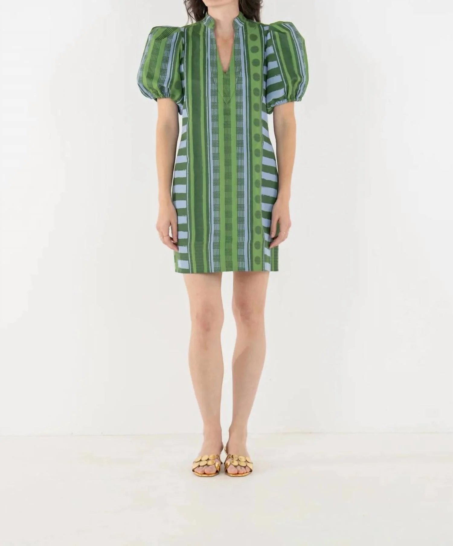 Hampton Mini Dress In Forest Jubille