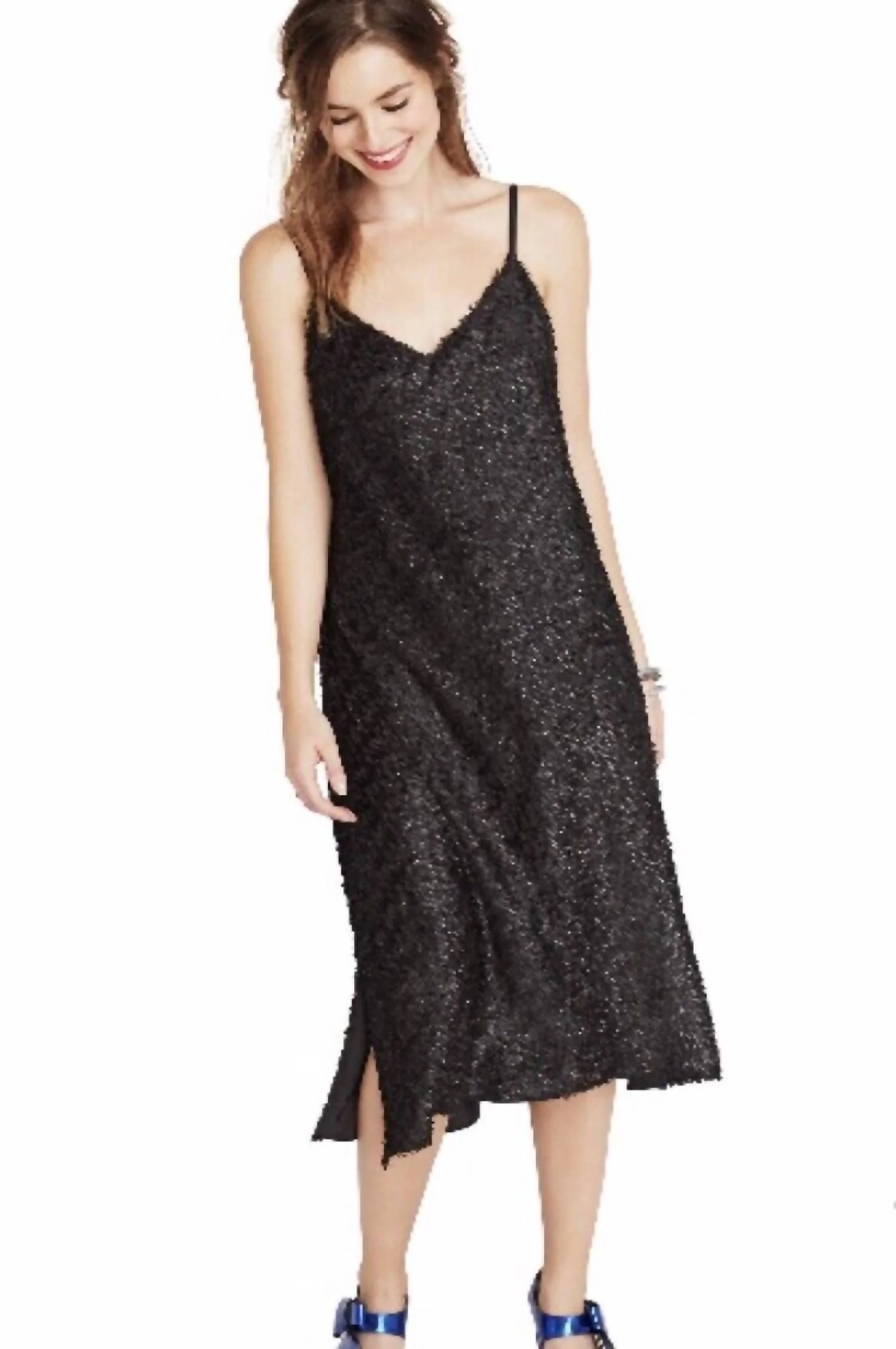 Hanna Maternity Dress In Black - Image 3