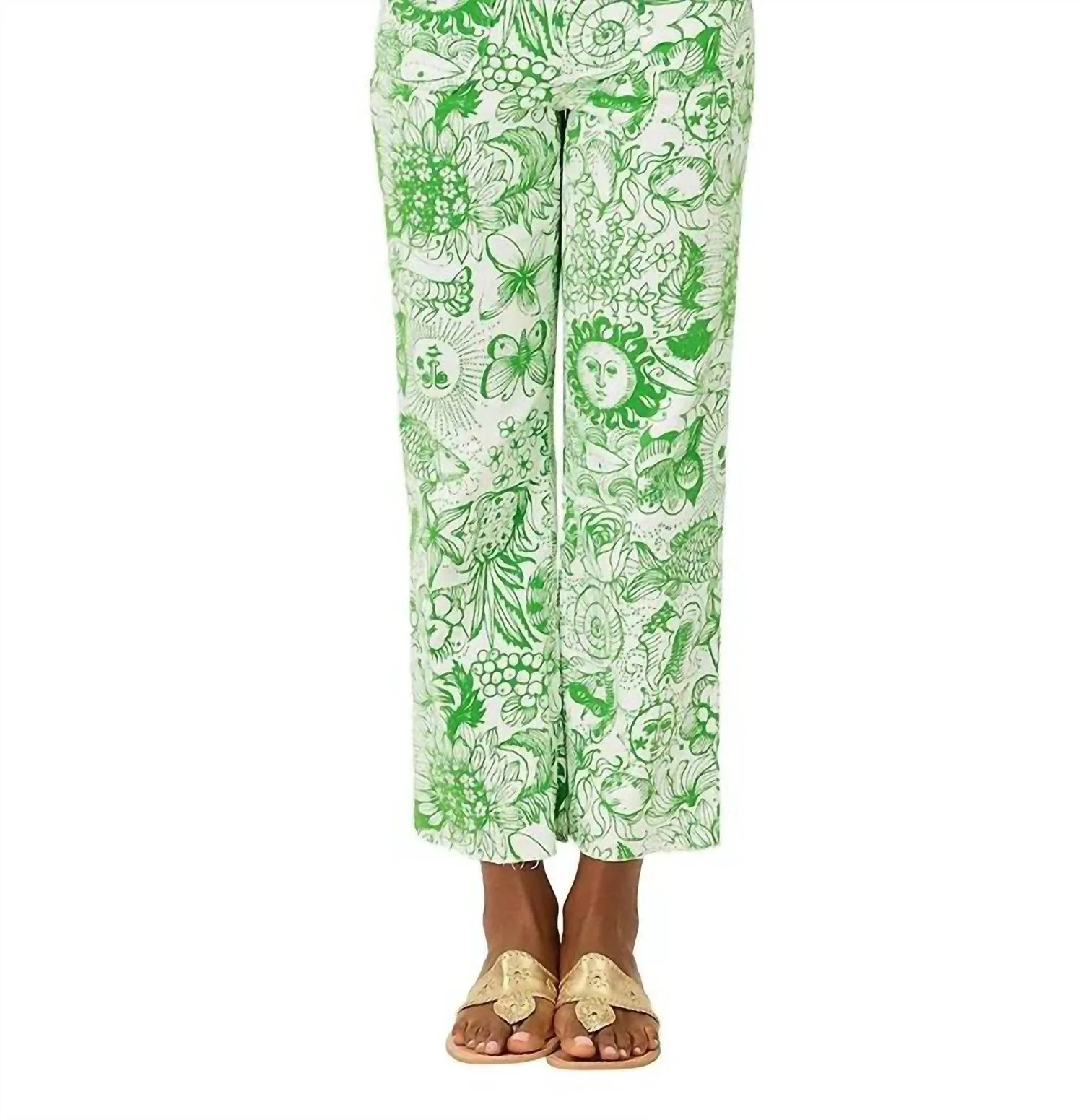 Harleen High Rise Jeans In Putting Green