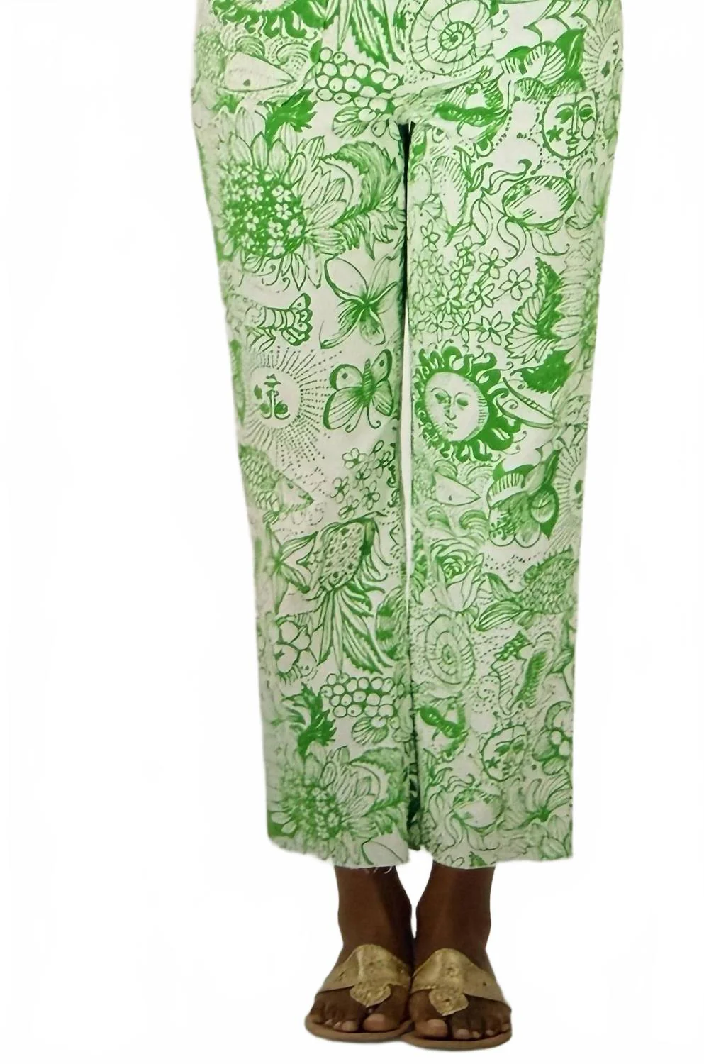 Harleen High Rise Jeans In Putting Green - Image 2