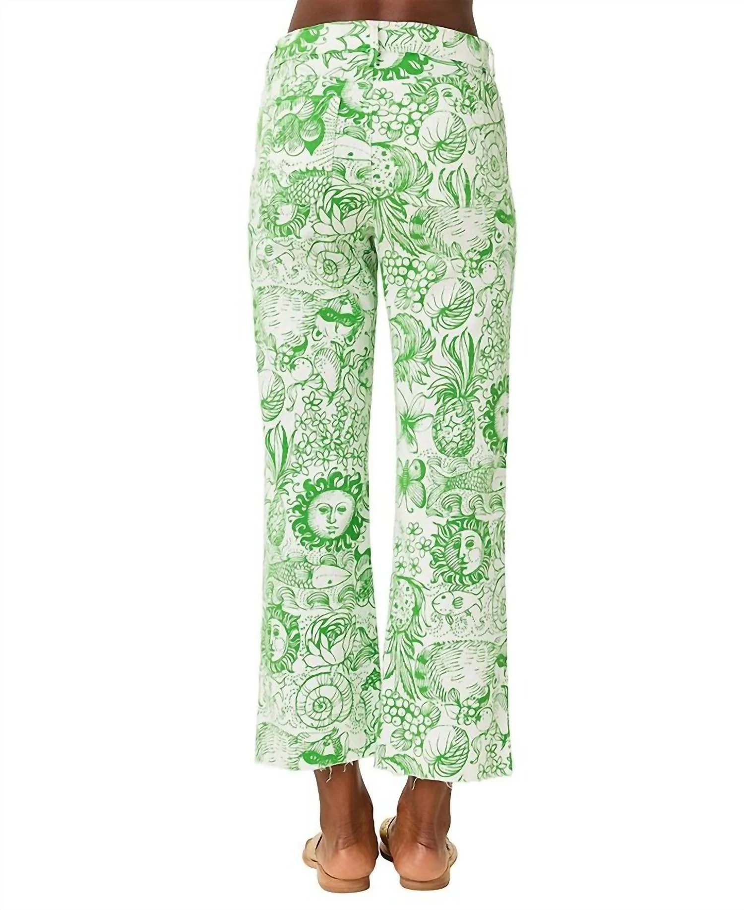 Harleen High Rise Jeans In Putting Green - Image 3
