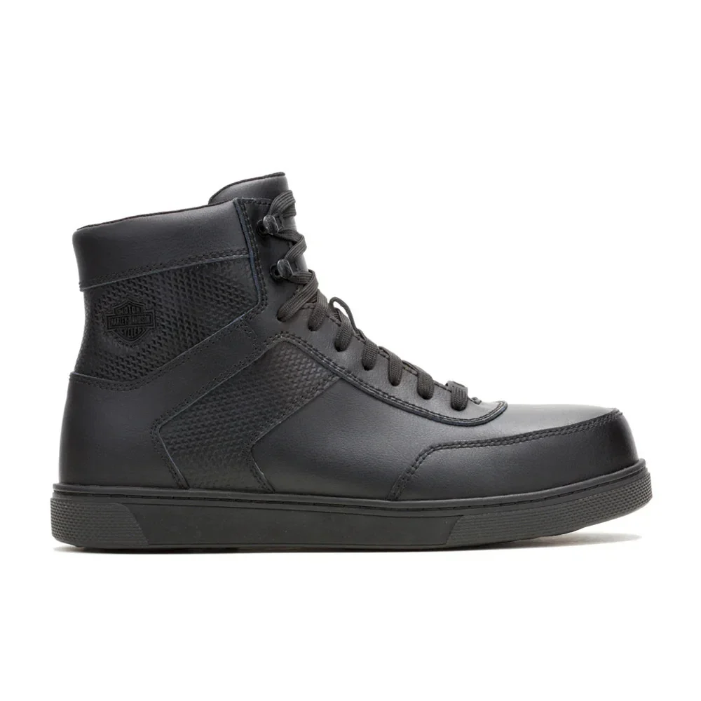 Harley-Davidson Grady D93925 Men's Black Composite Safety Toe Work Shoes HTAT737 - Image 2