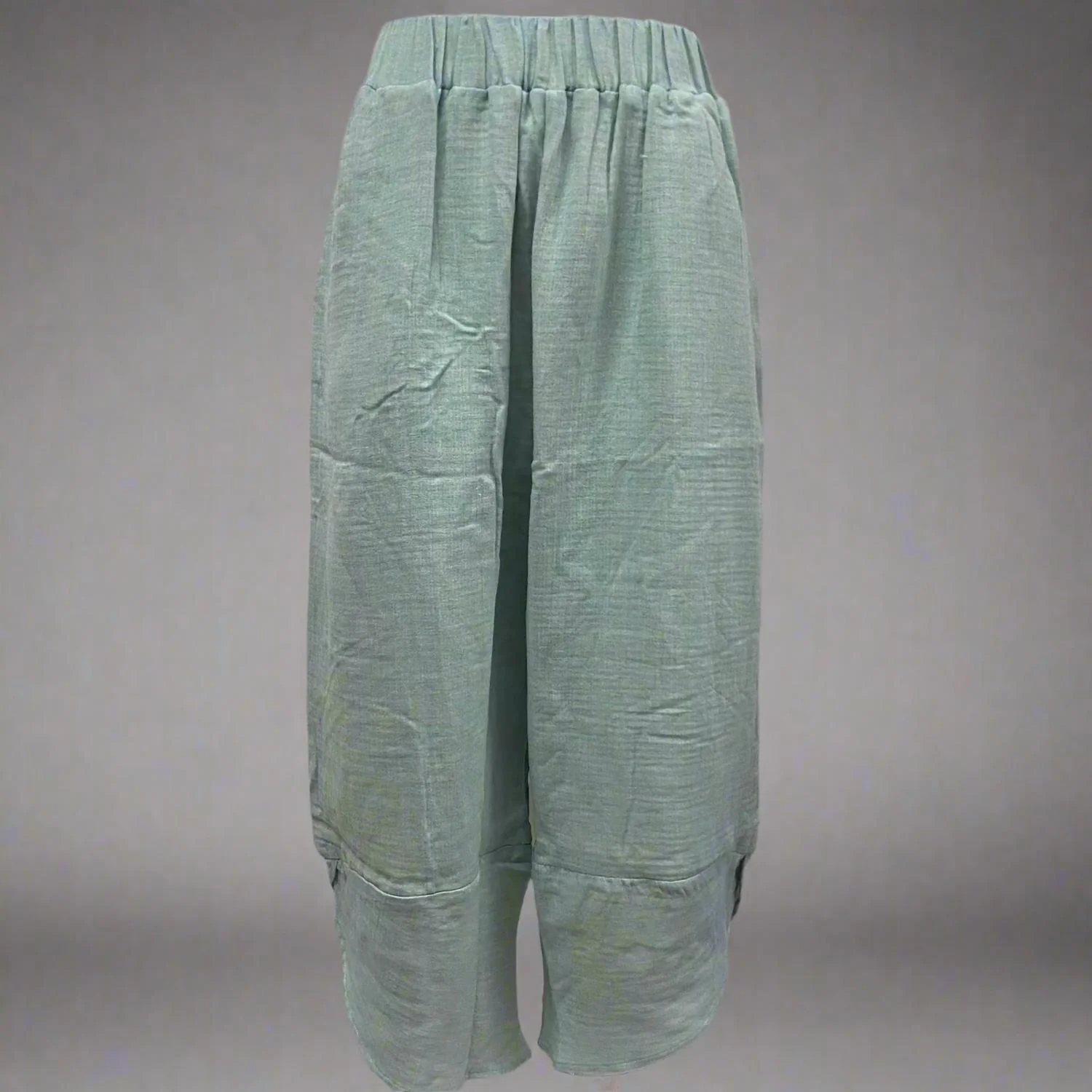 Hayes Crinkle Waistband Pant In Pool - Image 3