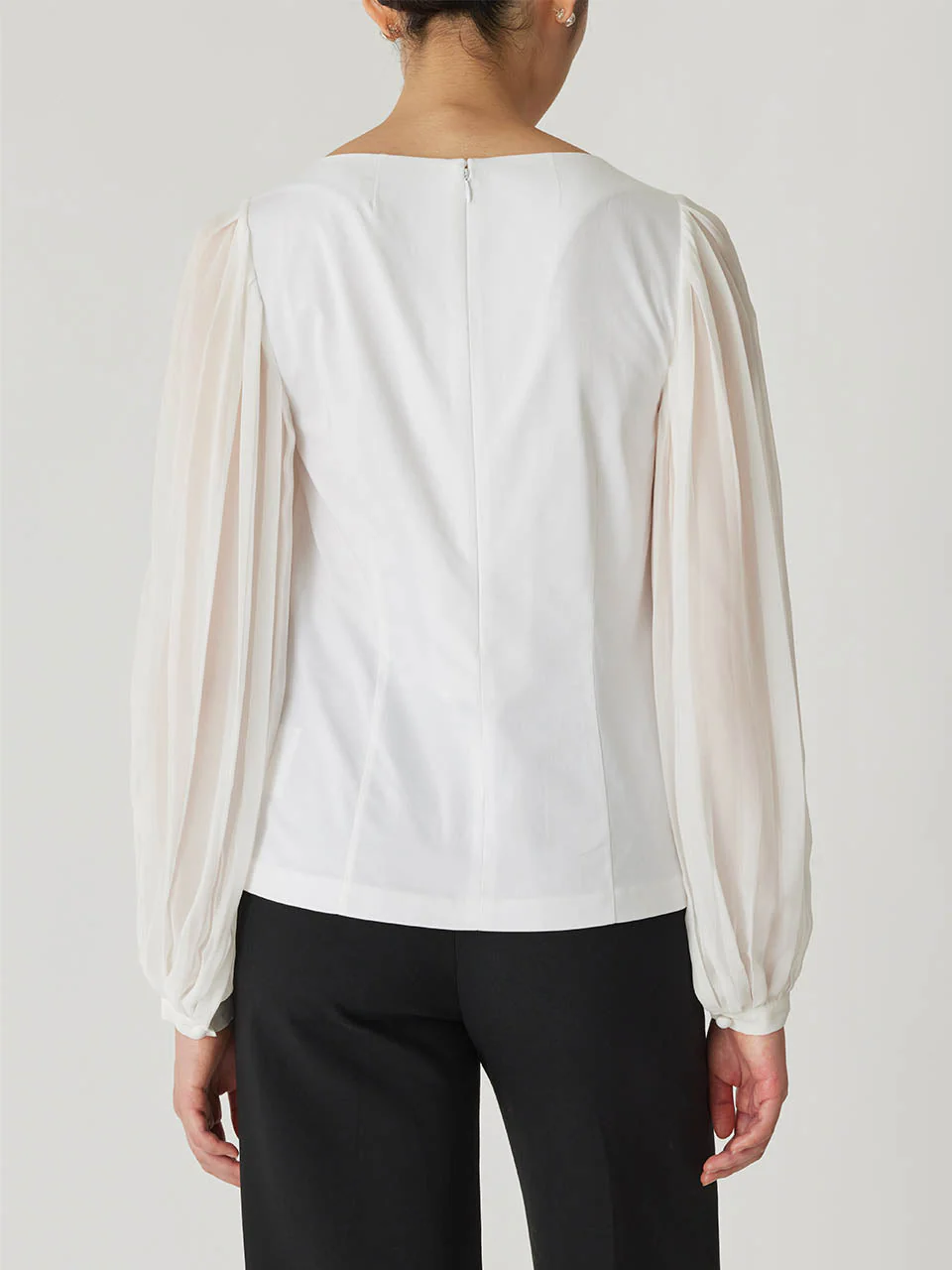 Heavy Cotton Chintz Boat Neck Top - Image 4