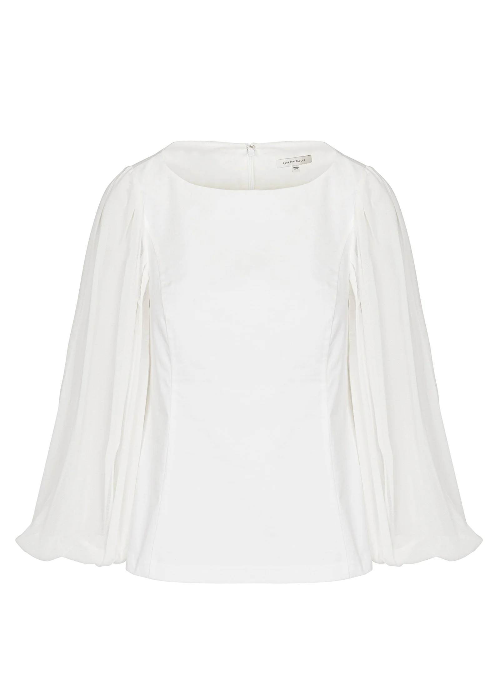 Heavy Cotton Chintz Boat Neck Top - Image 5