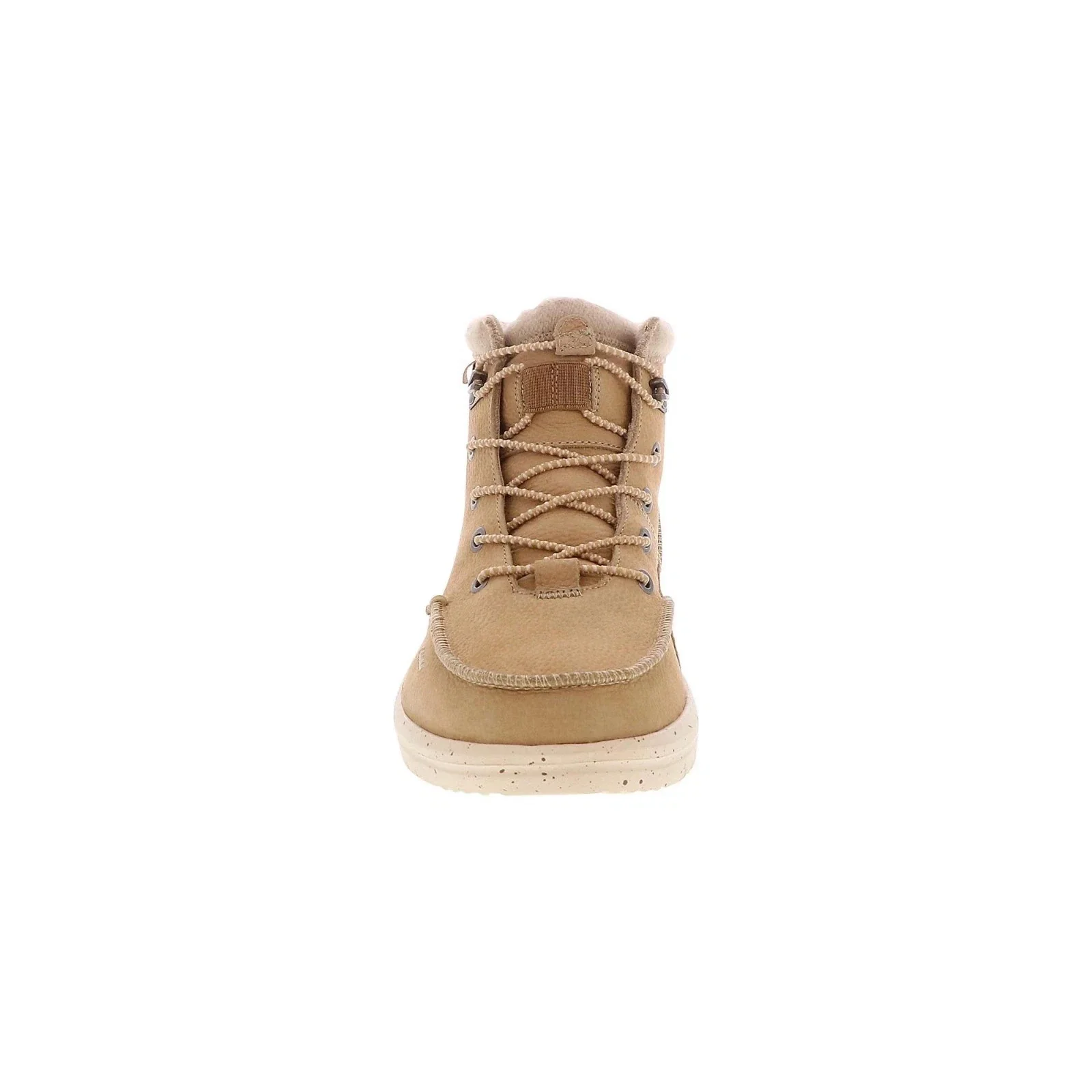 Hey Dude Bradley 40189-209 Boots Men's Wheat Leather Round Toe Ankle SHOP331 - Image 3