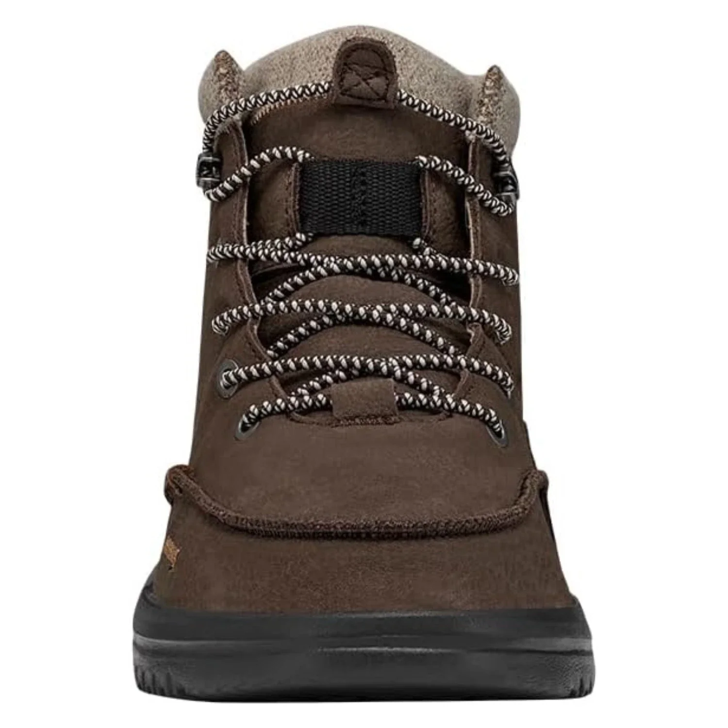 Hey Dude Bradley 40189-255 Boots Men Brown Leather Lace Up Moc Toe Ankle SHOP345 - Image 2