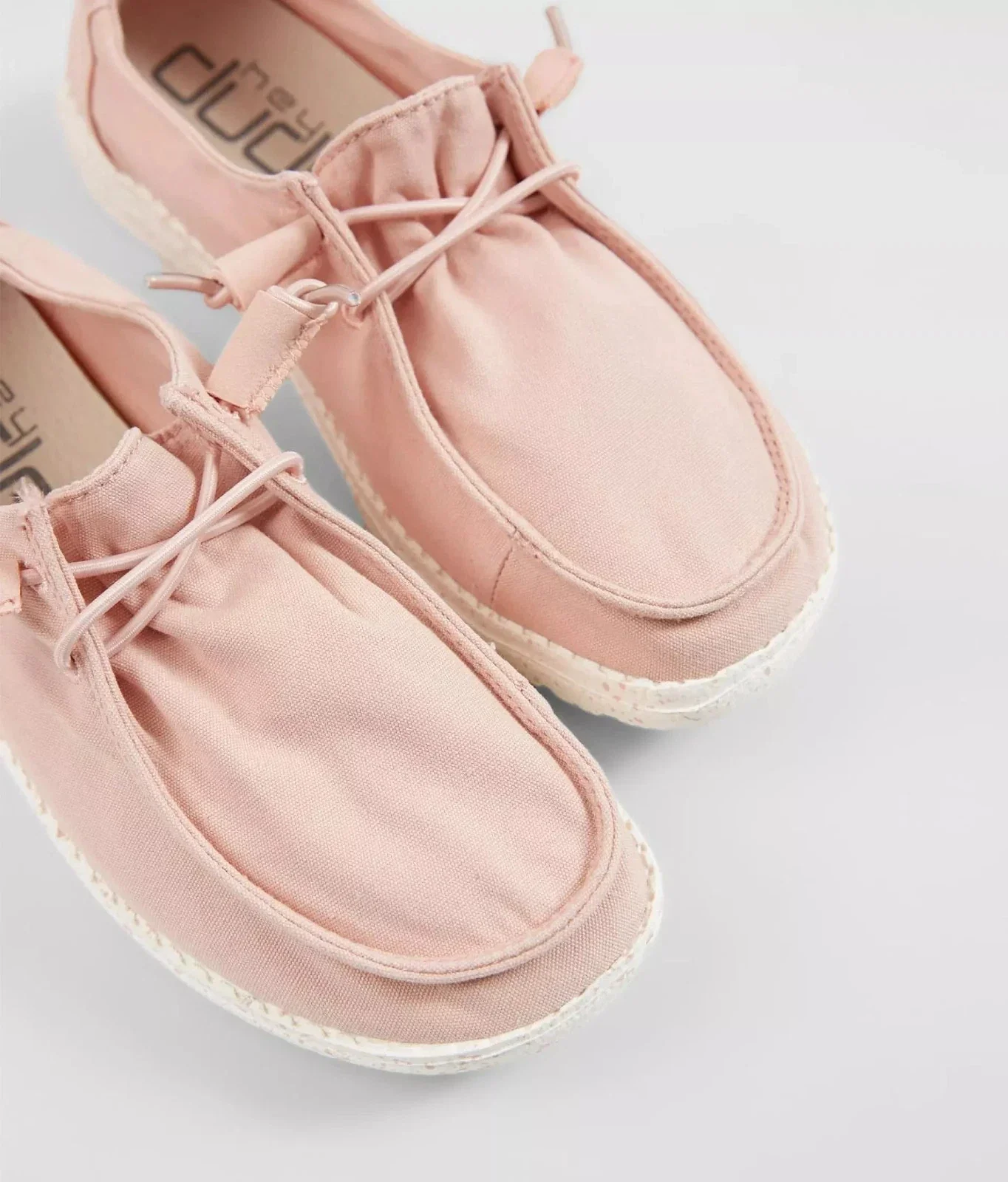 Hey Dude Wendy 121415006 Women's Pink Moc Toe Slip On Casual Shoes ZAP2400 - Image 3