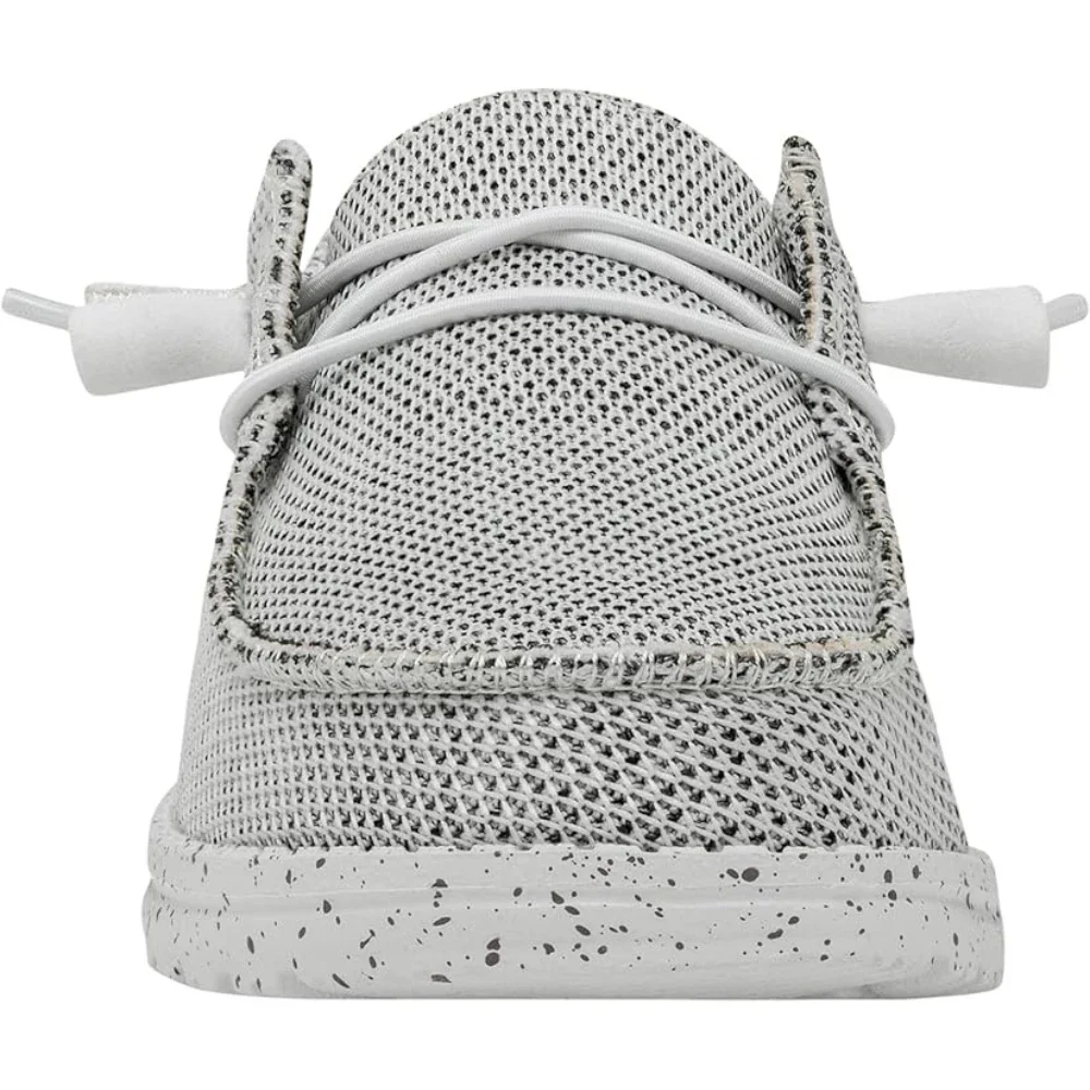 Hey Dude Wendy 40078-1KA Women's 12M Sox Stone White Canvas Casual Shoes ZAP2375 - Image 4