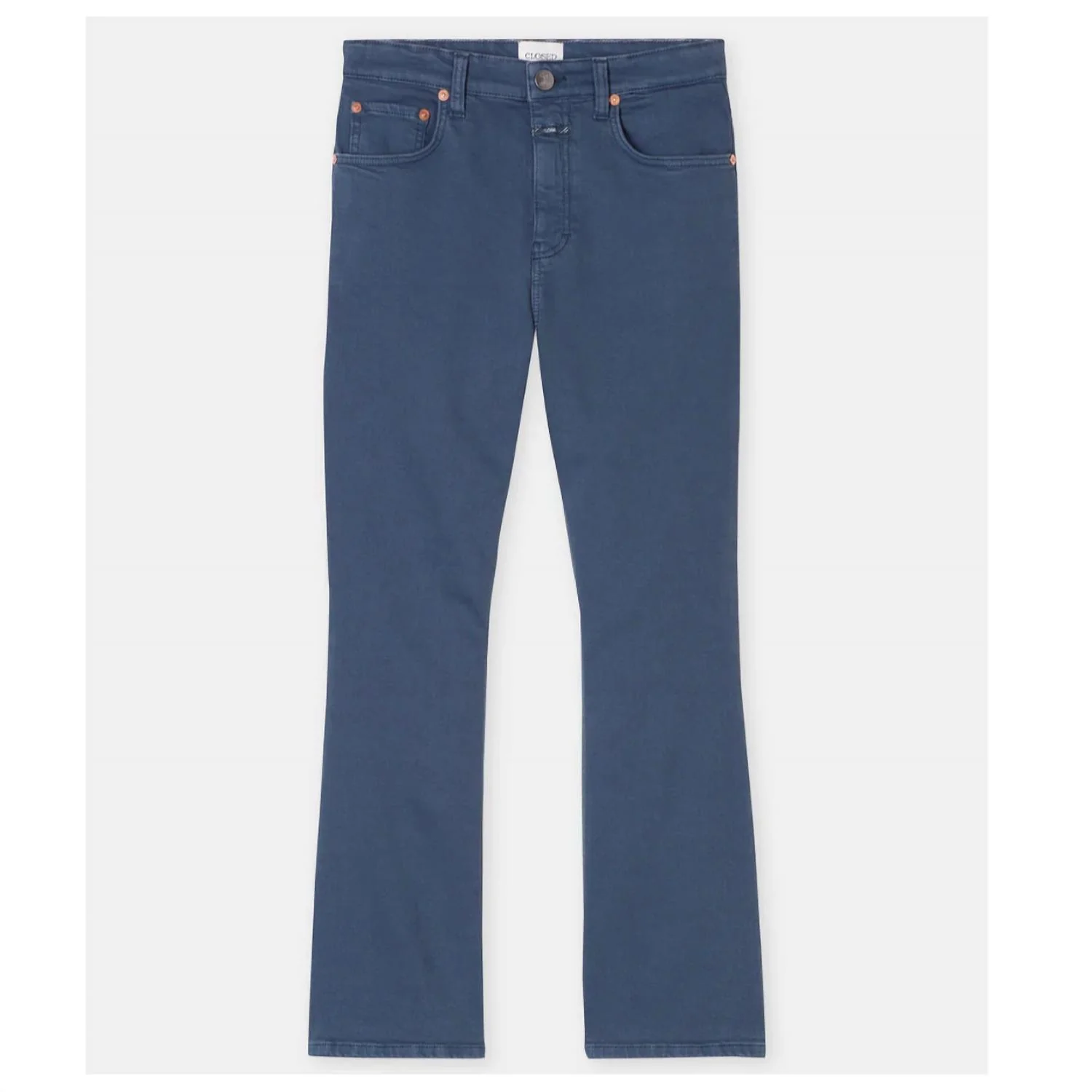Hi-Sun Cropped Denim Jeans In Blue - Image 3