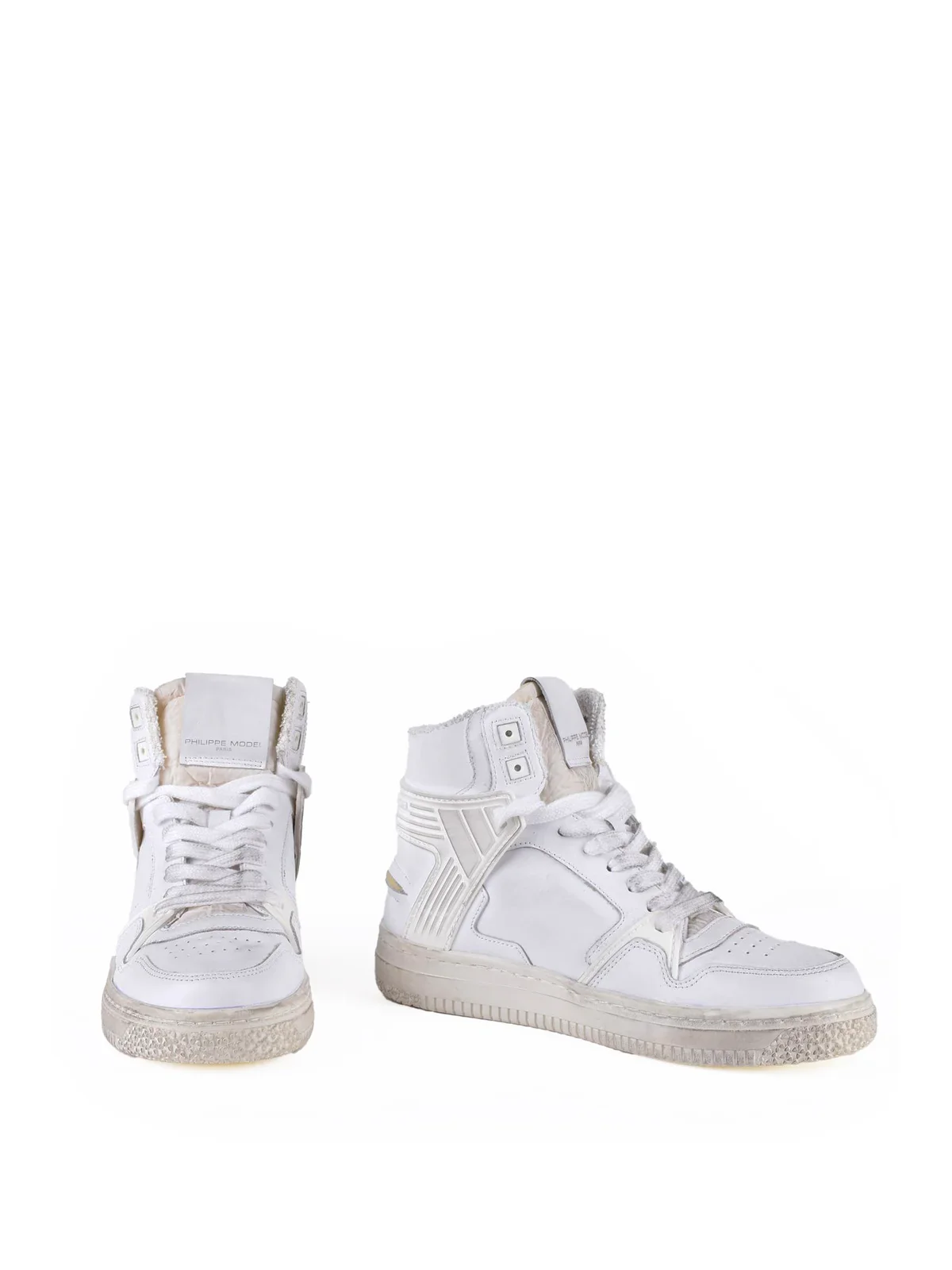 High-Top Sneakers With Padded Collar And Textured Sole - Image 2