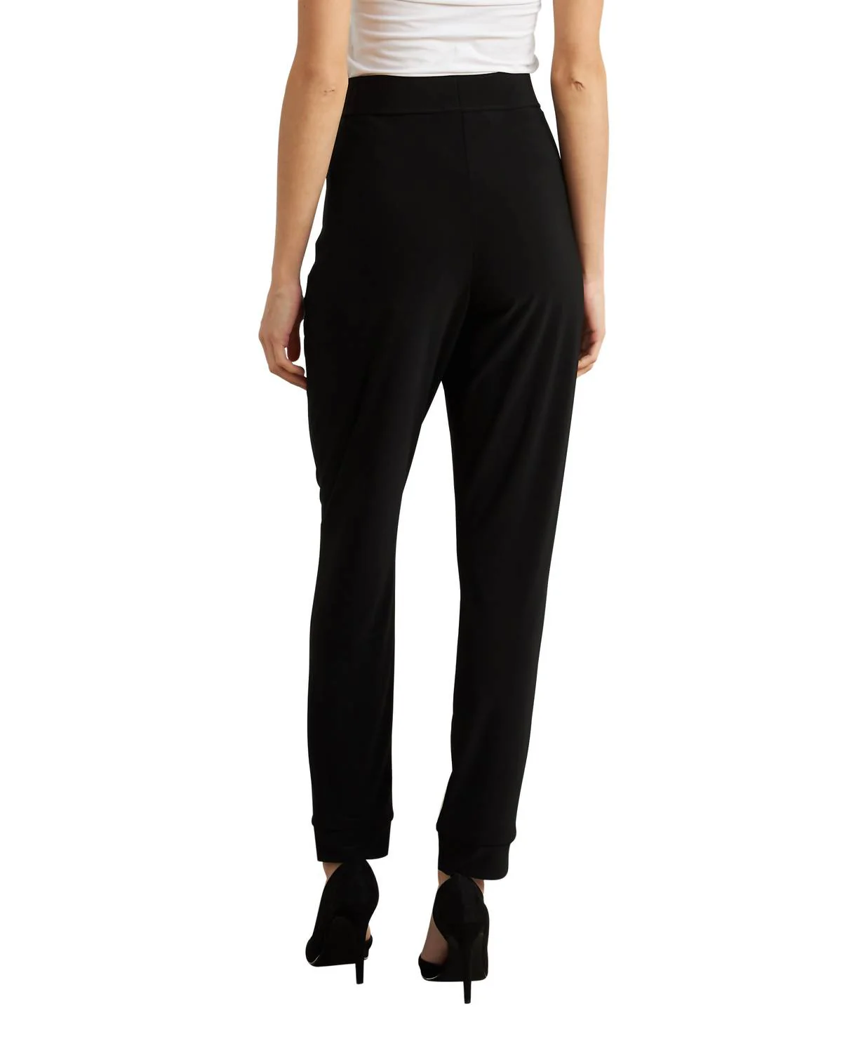 High Waist Relaxed Jogger In Black - Image 2