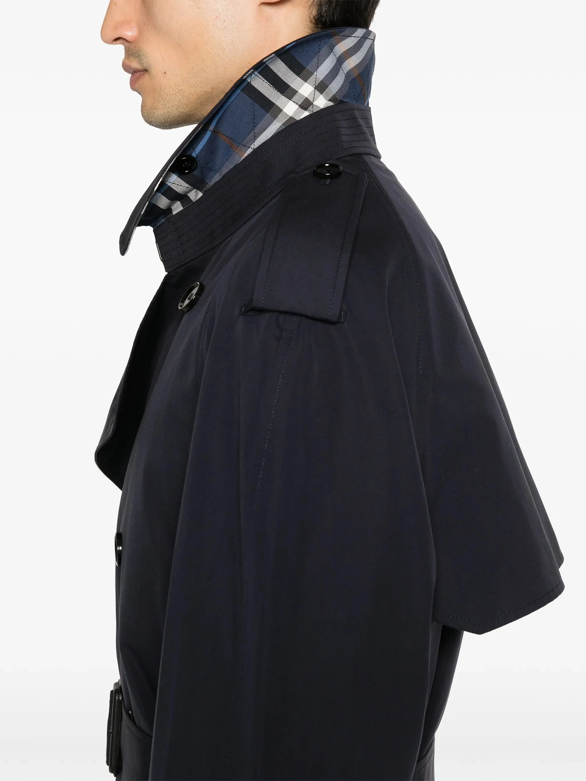 Highbury Double-Breasted Belted Trench Coat - Image 5