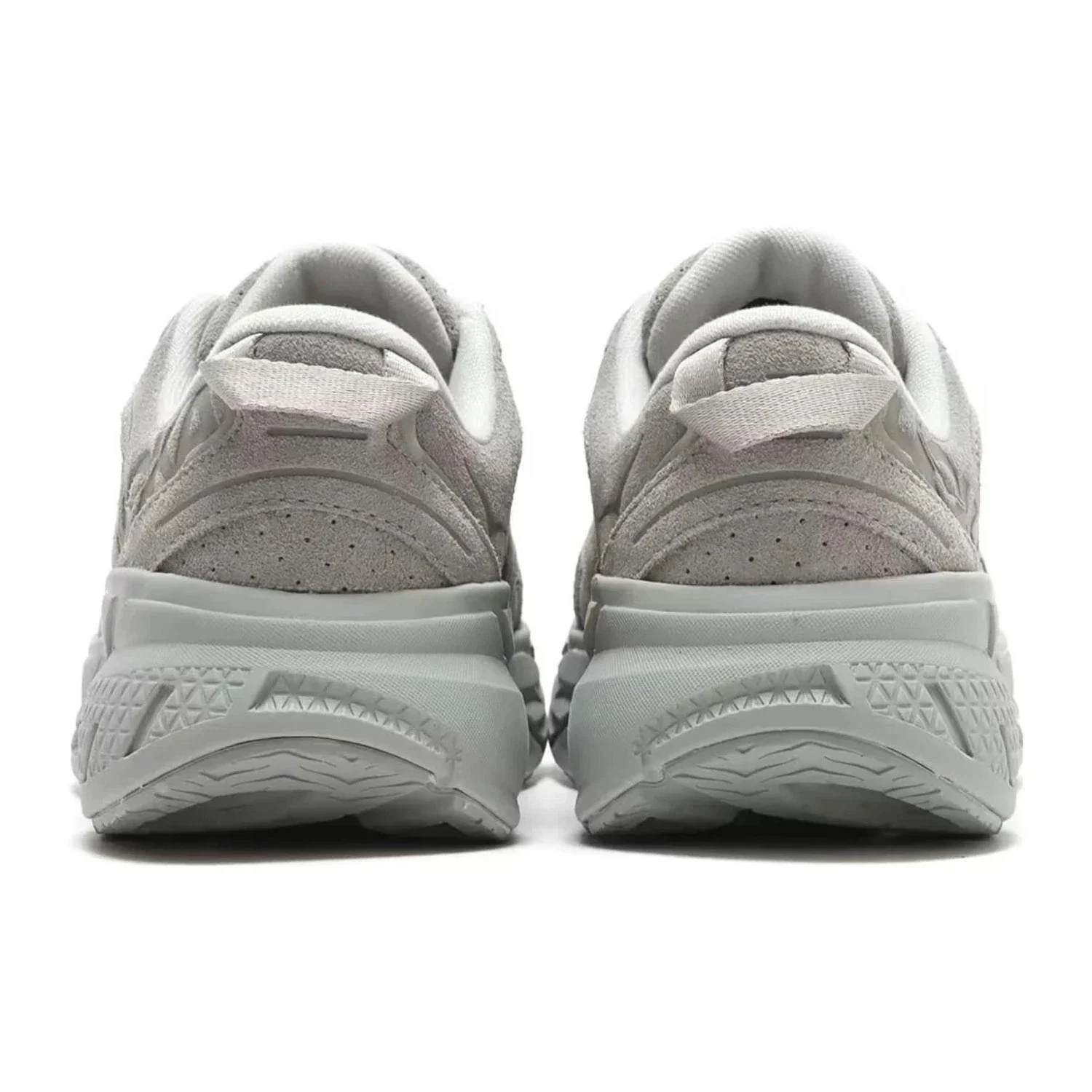 Hoka One One Clifton L Suede 1122571-LLTN Men'sM Gray Running Shoes RHS3766 - Image 3