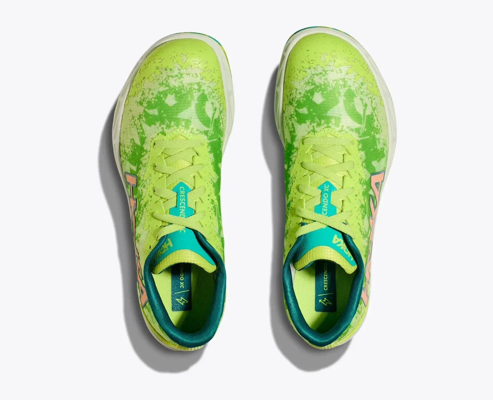 Hoka One One Crescendo XC 1141272-LLC Men Green Running Athlete Spikes LIQ675 - Image 4