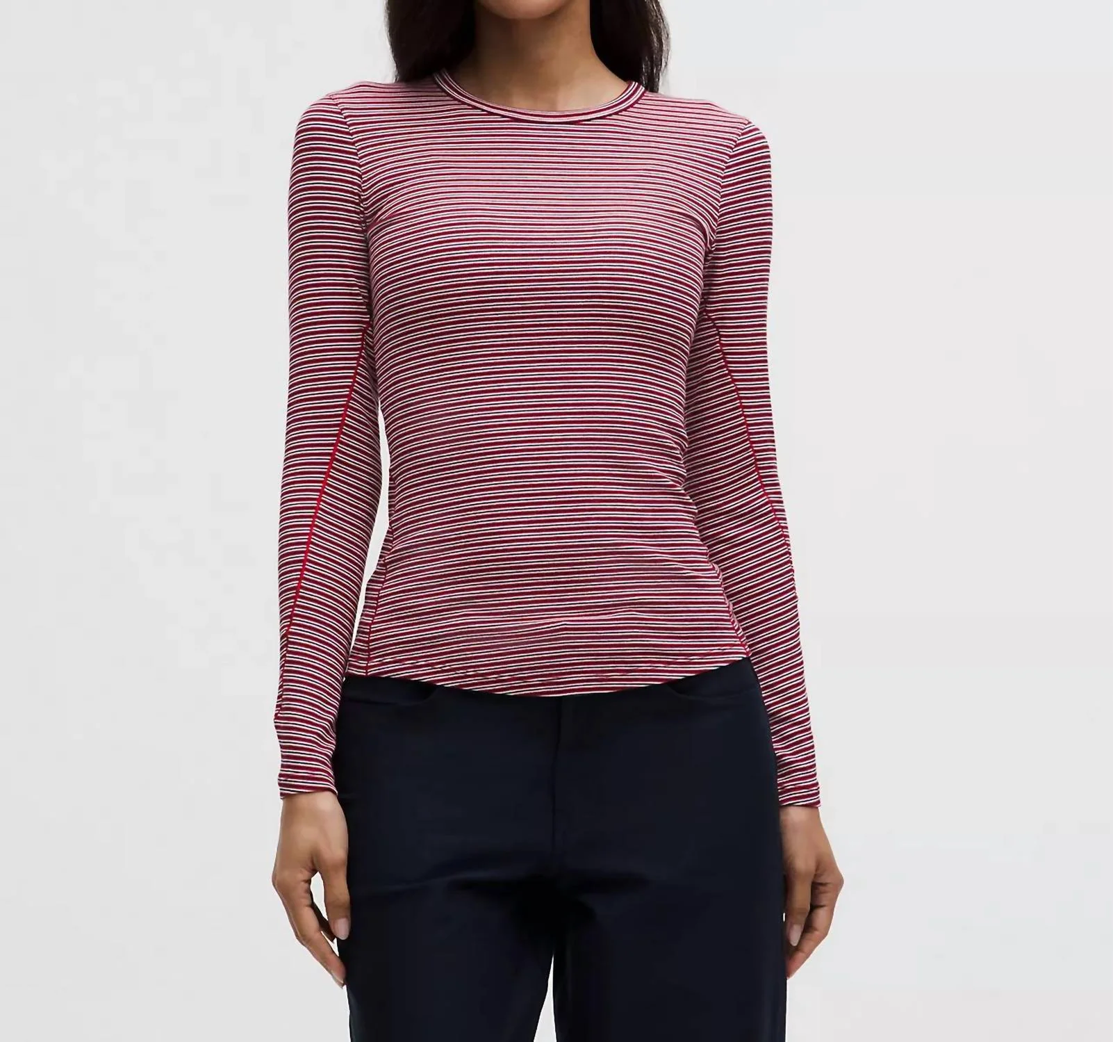 Hold Tight Long Sleeve Top In Oxford Res