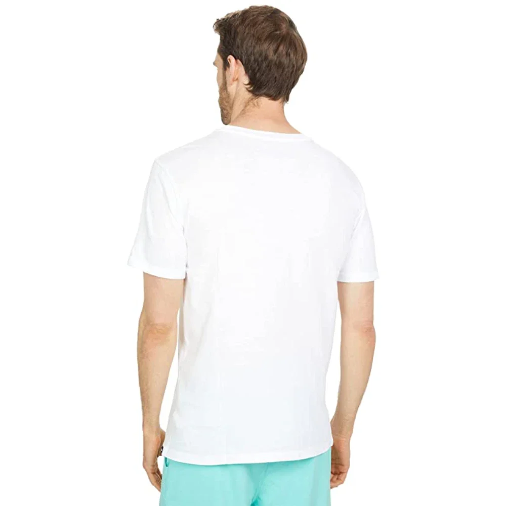 Hurley Pride Halfer T-Shirt Men's White Graphic Print Short Sleeve RED584 - Image 4