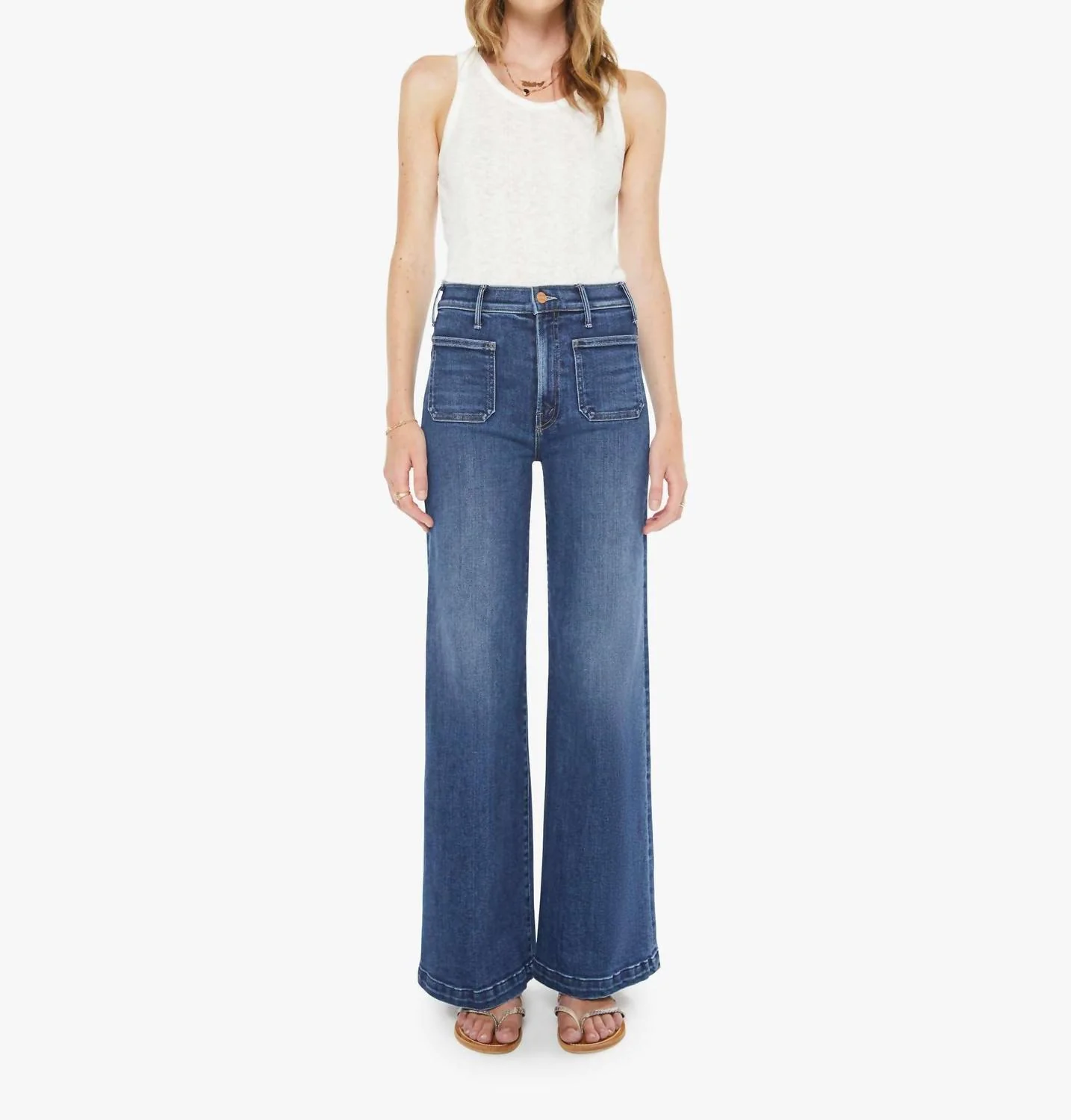 Hustler Roller Patch Pocket Skimp Jeans In One Last Shot