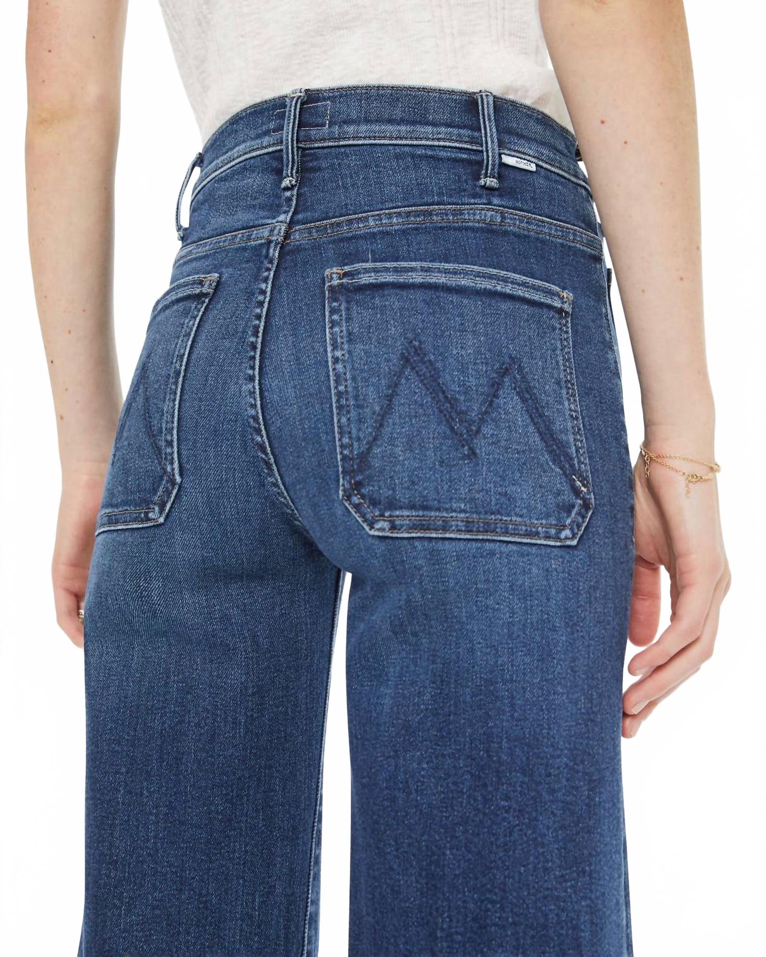 Hustler Roller Patch Pocket Skimp Jeans In One Last Shot - Image 4