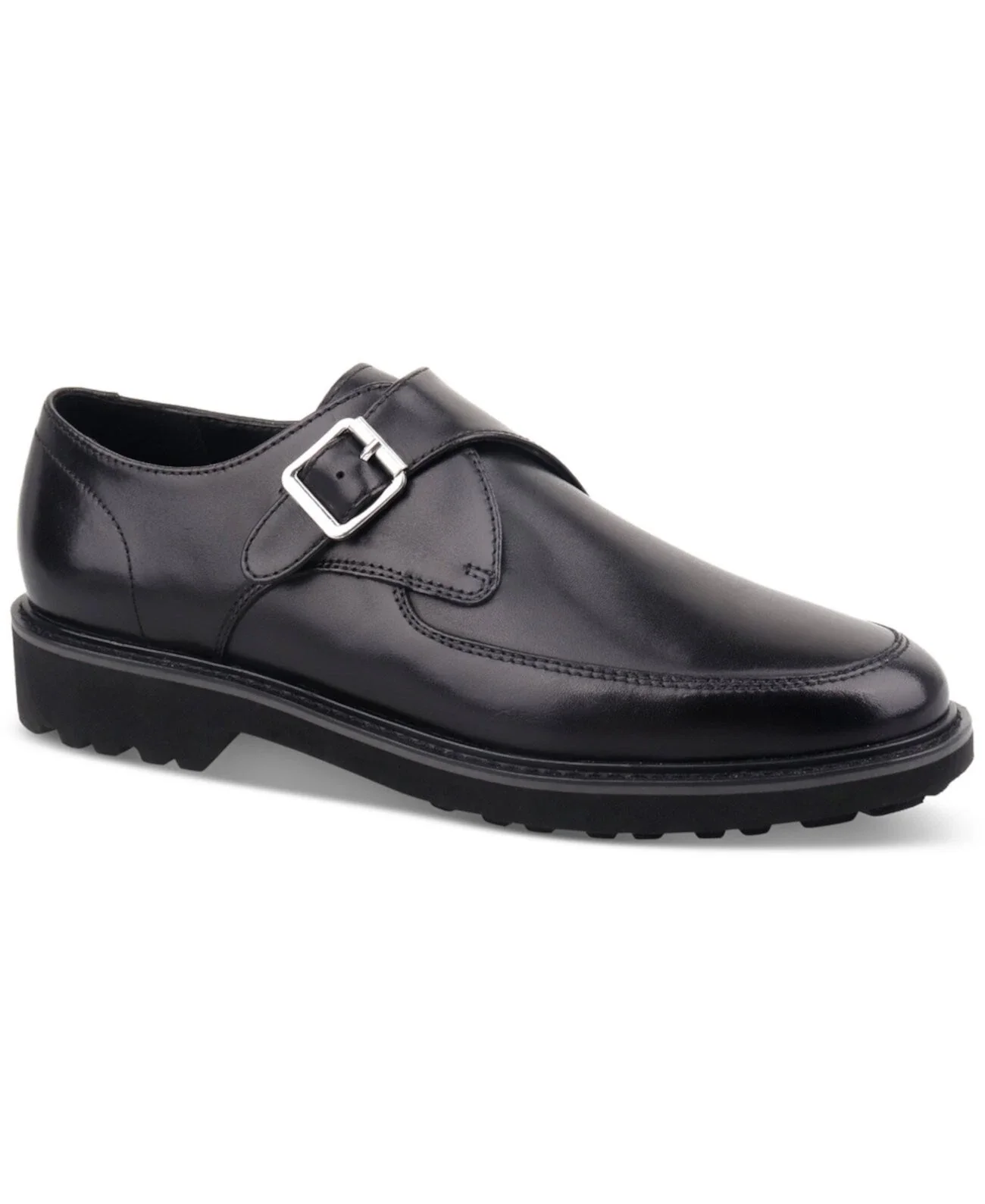 I.N.C. International Concepts Elian Men's Black Monk Strap Dress Shoes ZAP2369